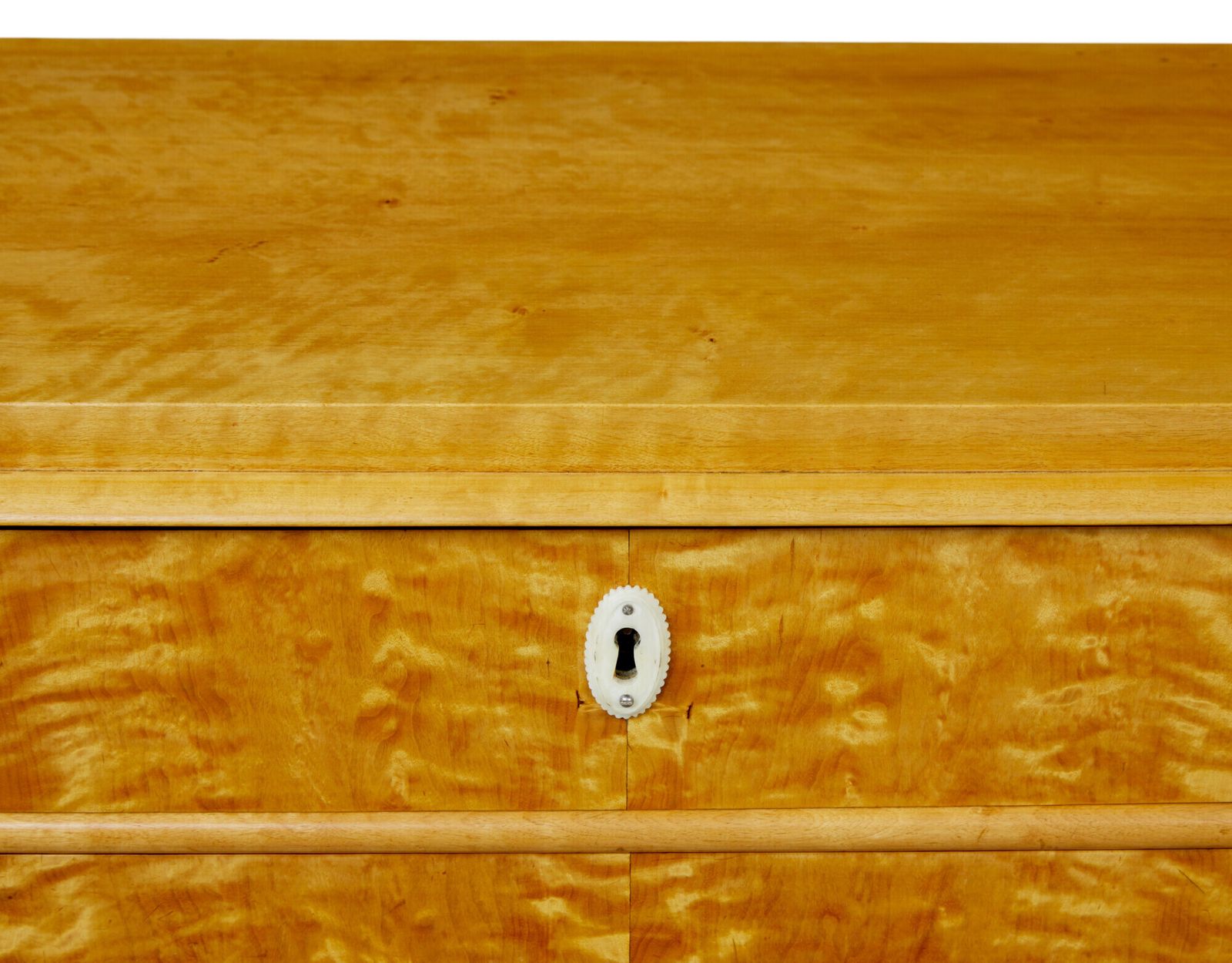 19th Century Swedish Flame Birch Chest Of Drawers photo furniture