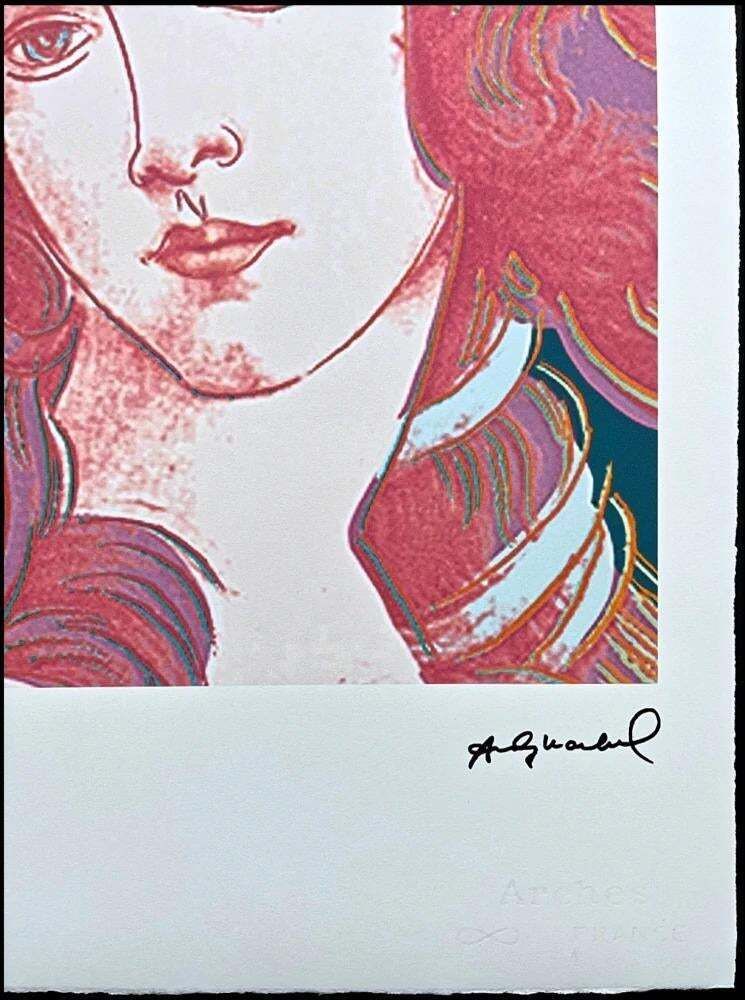 After Andy Warhol, Birth Of Venus   Pink, 1980s, Lithograph photo furniture