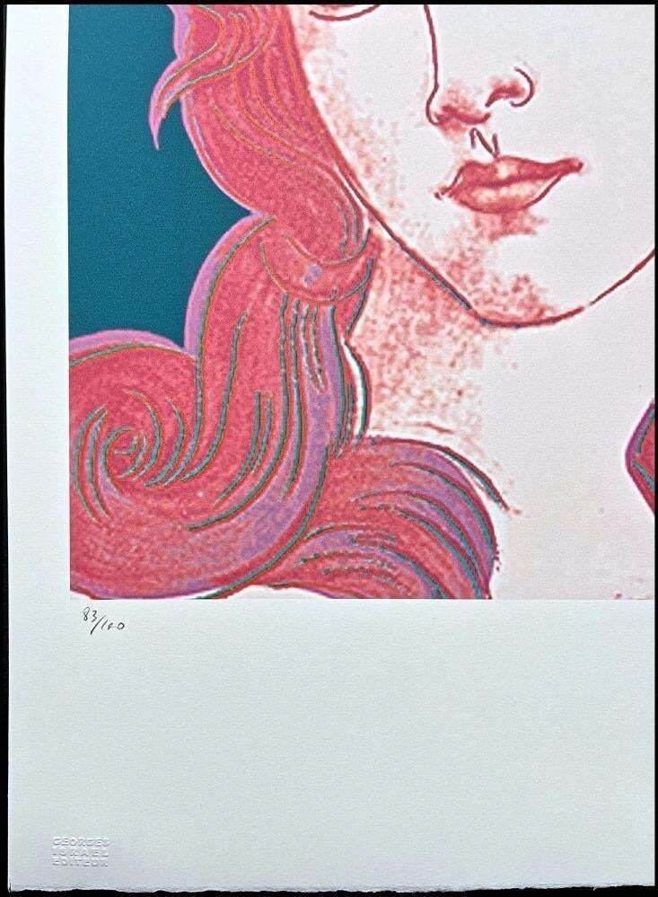 After Andy Warhol, Birth Of Venus   Pink, 1980s, Lithograph photo for sale