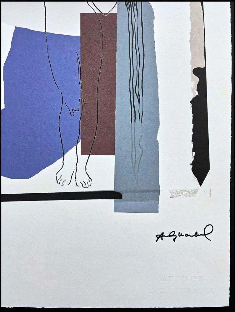 After Andy Warhol, Aphrodite   Blue, 1980s, Lithograph photo for sale