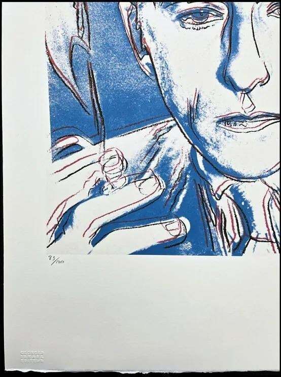 After Andy Warhol, Jean Cocteau, 1980s, Lithograph photo for sale