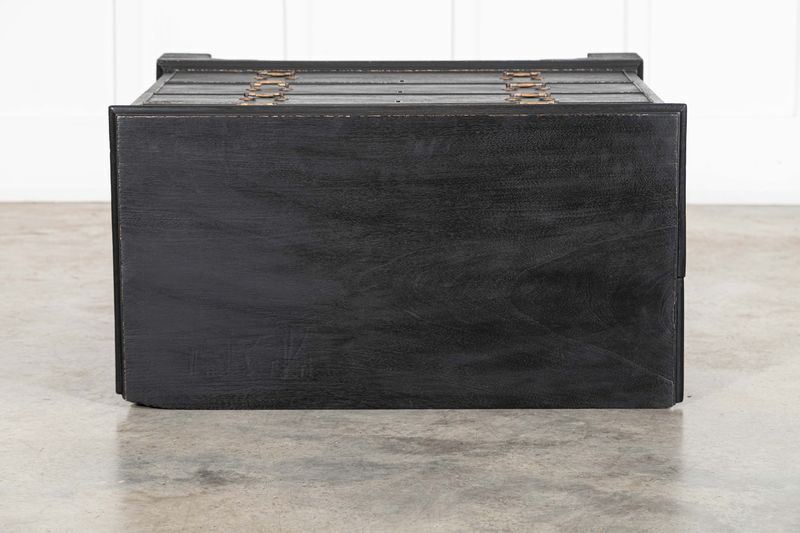 photo buy George III Ebonised Mahogany Graduated Writing Chest Drawers