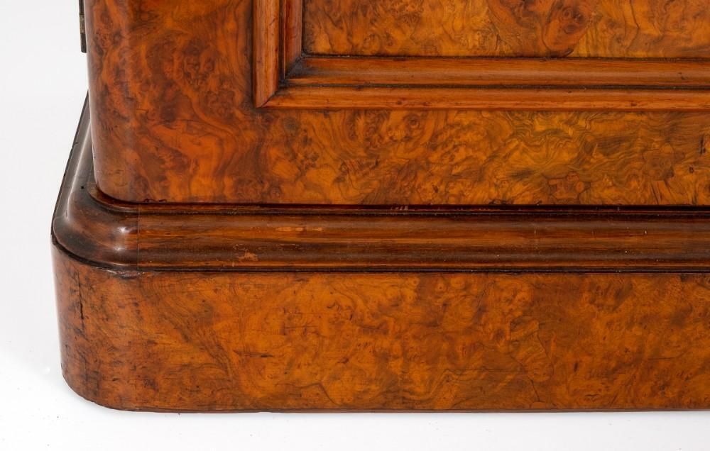 Victorian Wardrobe Walnut Gentlemans Closet Cabinet 1860 photo vintage