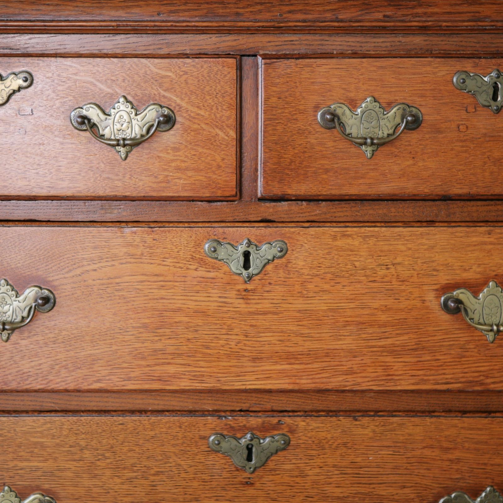 Provincial C18th Oak Chest On Stand. photo furniture