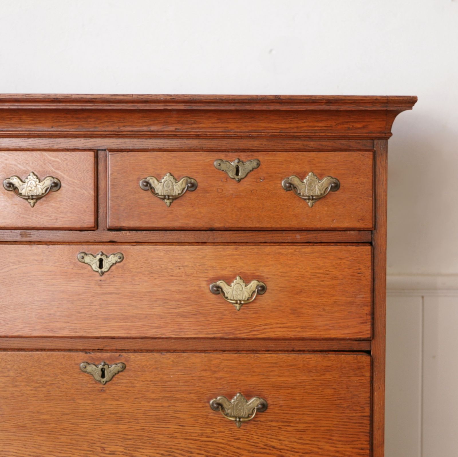 Provincial C18th Oak Chest On Stand. photo Furniture