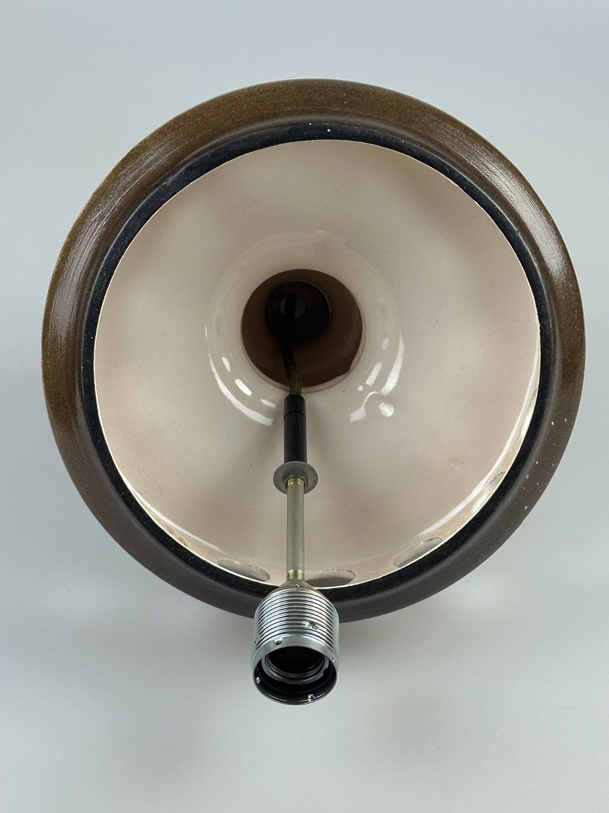 113.0 60s 70s Ceramic Ceiling Light Fixture Pendant Mid Century Design photo