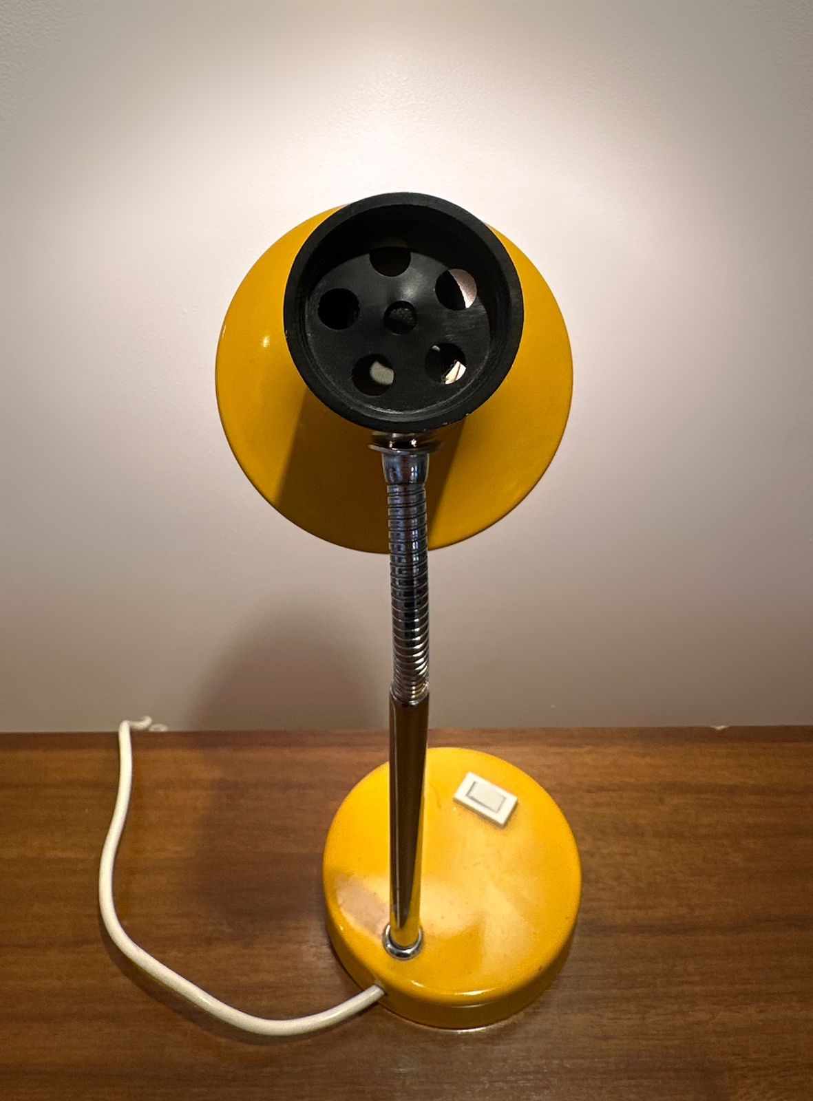 Danish Yellow Table Lamp By Jo Hammerborg For Fog & Mørup, 1960 photo vinterior