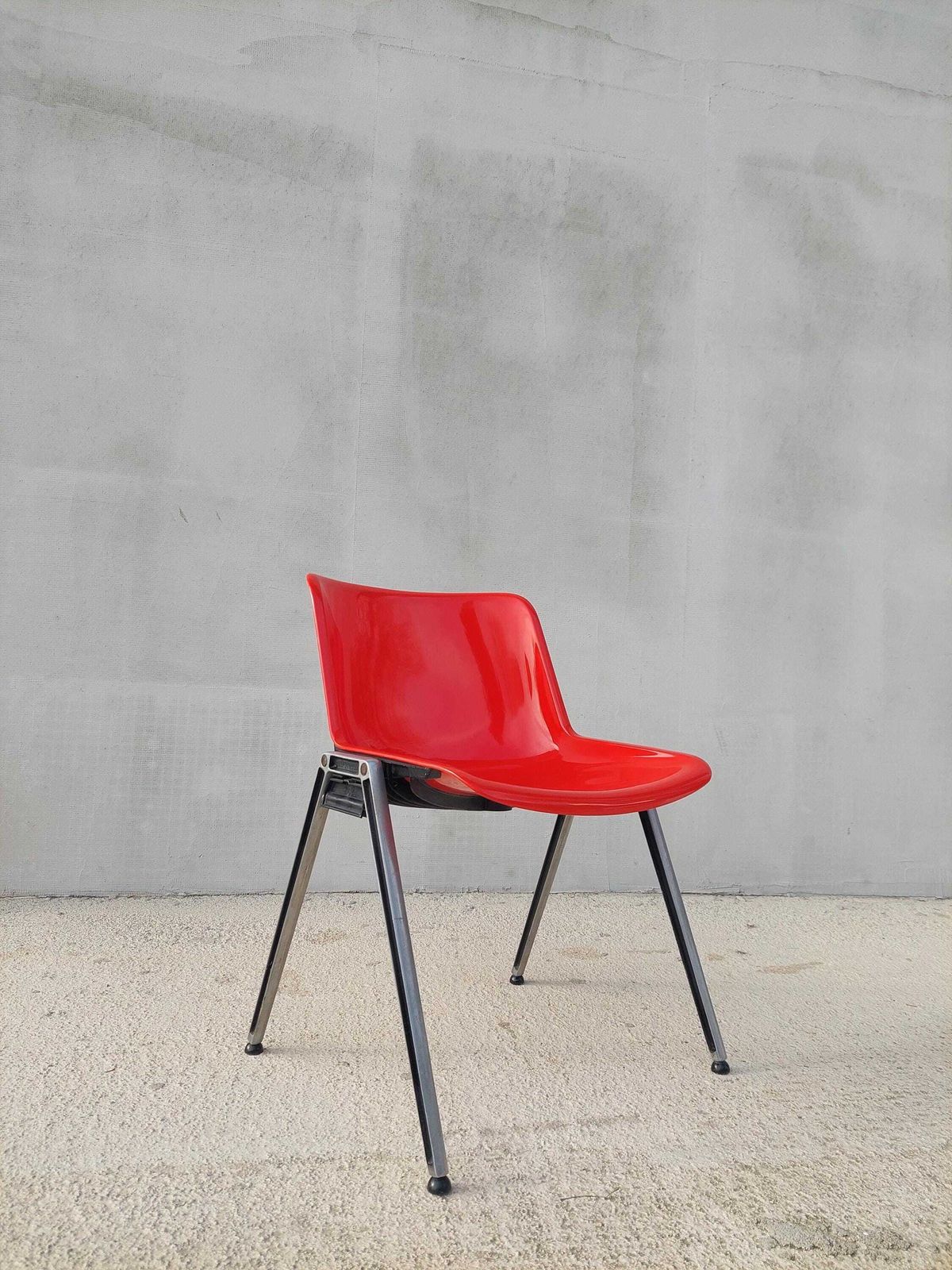Osvaldo Borsani Modus Chair For Techno, Retro Chair, Italian Designer Chair, Space Age, 1970's