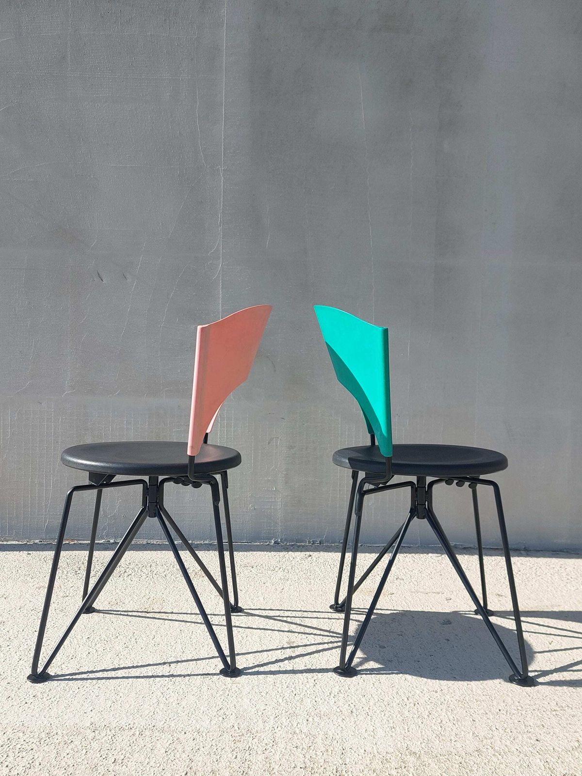 Italian Modern Chair, Design Carlo Bartoli For Bonaldo, Sofia Chair, Italian Designer Chair, 1980s photo buy