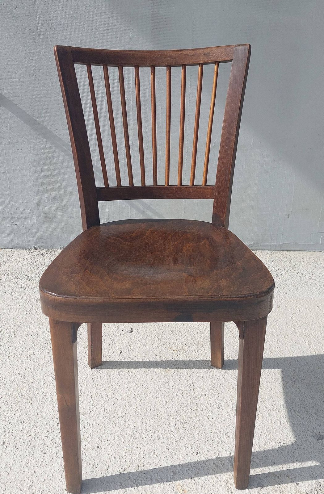 Vintage Solid Wood Dining Chair /Scandinavian Style / Rustic Design / Mcm Dining Chair / Mcm Home / Made In Ex Yugoslavia /Stol Kamnik /70's photo 285.0
