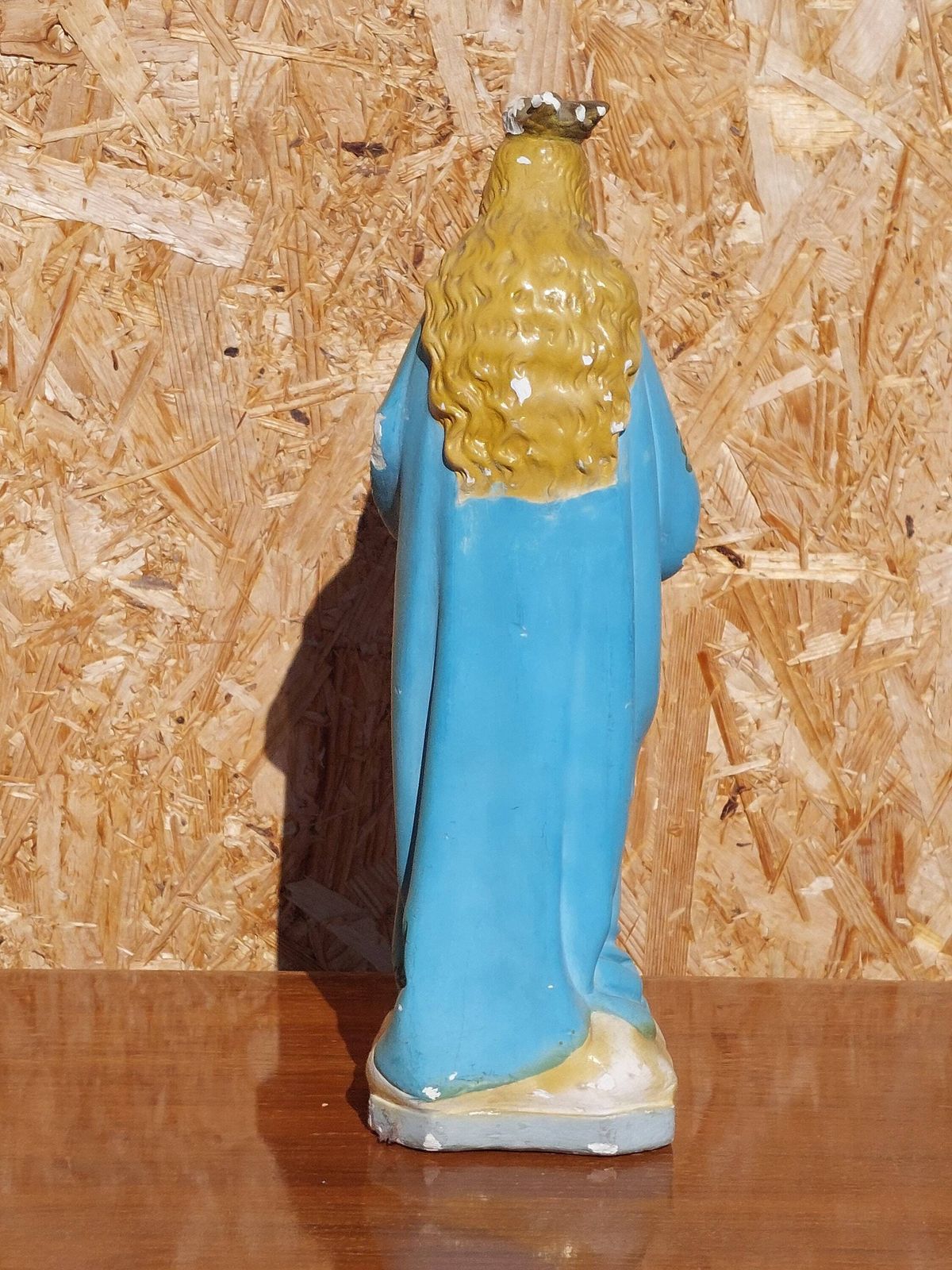 Antique Santa Maria With Jesus Statue,Antique Virgin Mary With Jesus, Antique Mother Mary Statue, Antique Religious Statue,Europe, 1908 1915 photo vintage