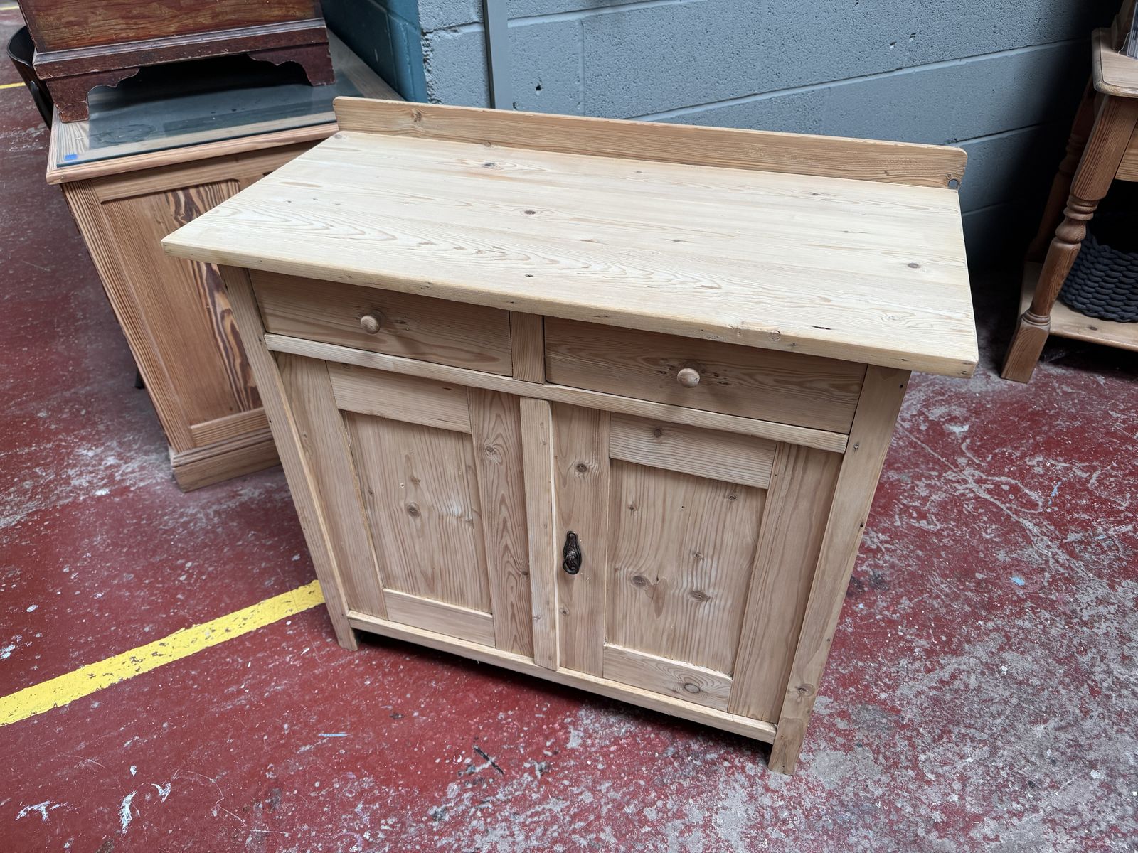 Stripped Pine Dresser Base, Ready For Finish   Wax/Paint