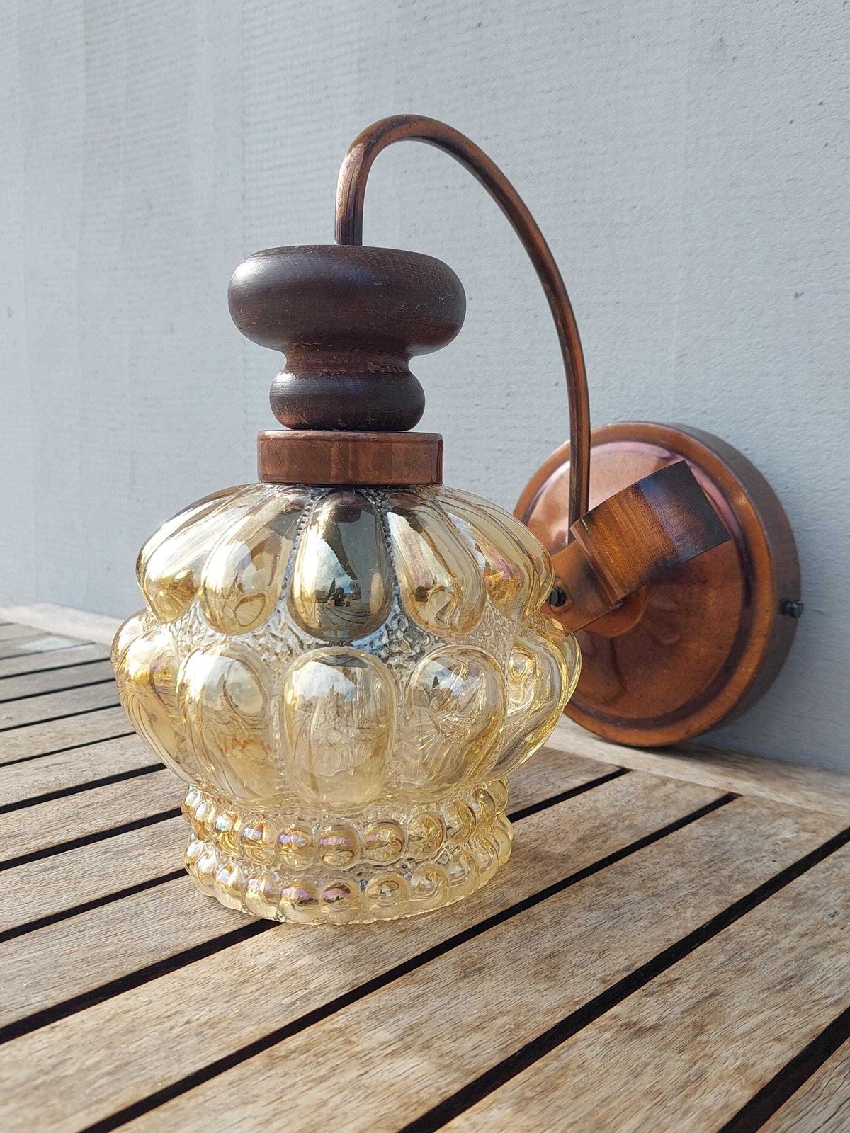Helena Tynell Bubble Style Lamp, Retro Bubble Glass Wall Light, Retro Lighting, Space Age Wall Light, Mid Century Wall Lamp, 1970"S photo furniture