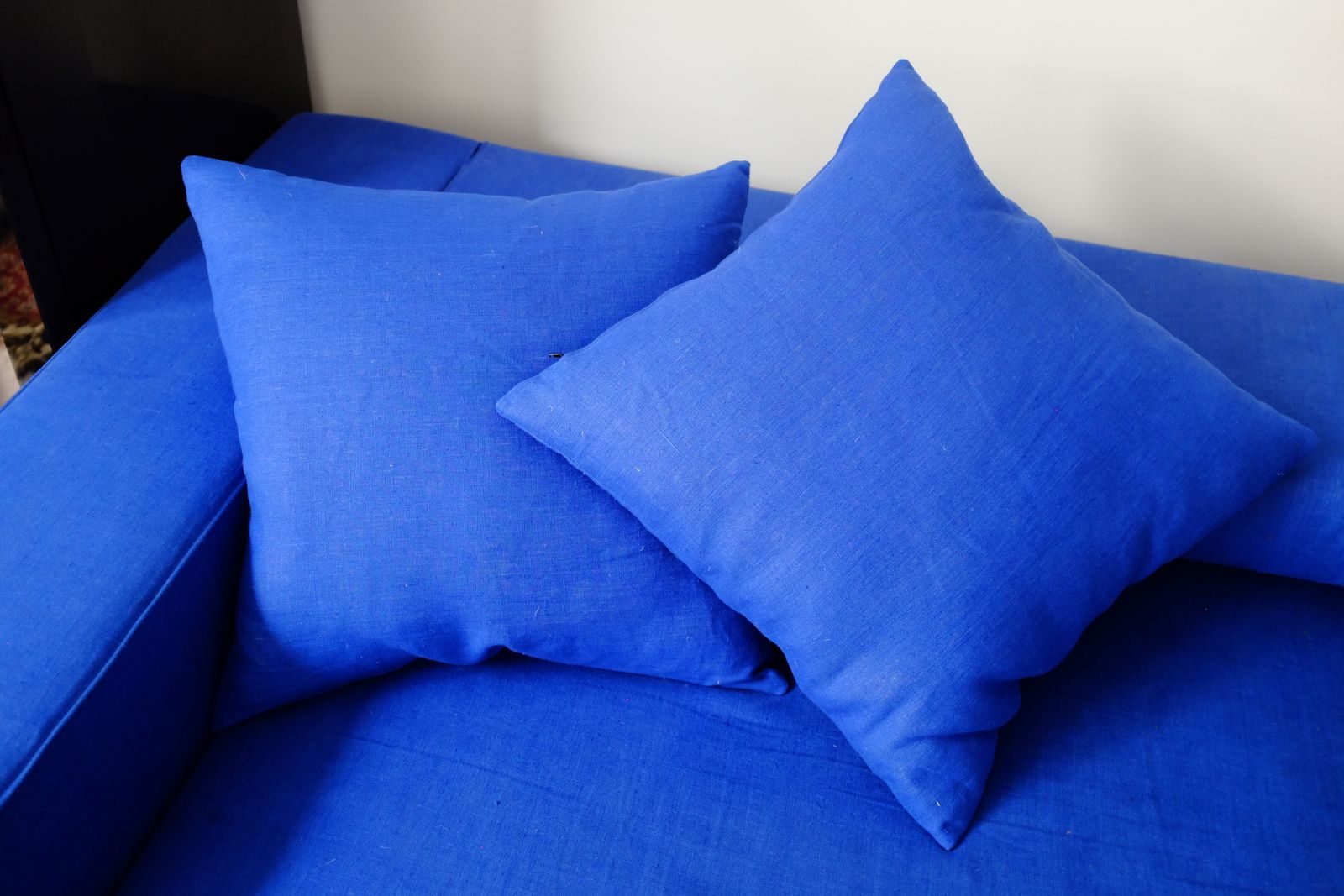 photo for sale B&B Italia Cobalt Blue ‘Tight’ Modular Sofa By Antonio Citterio