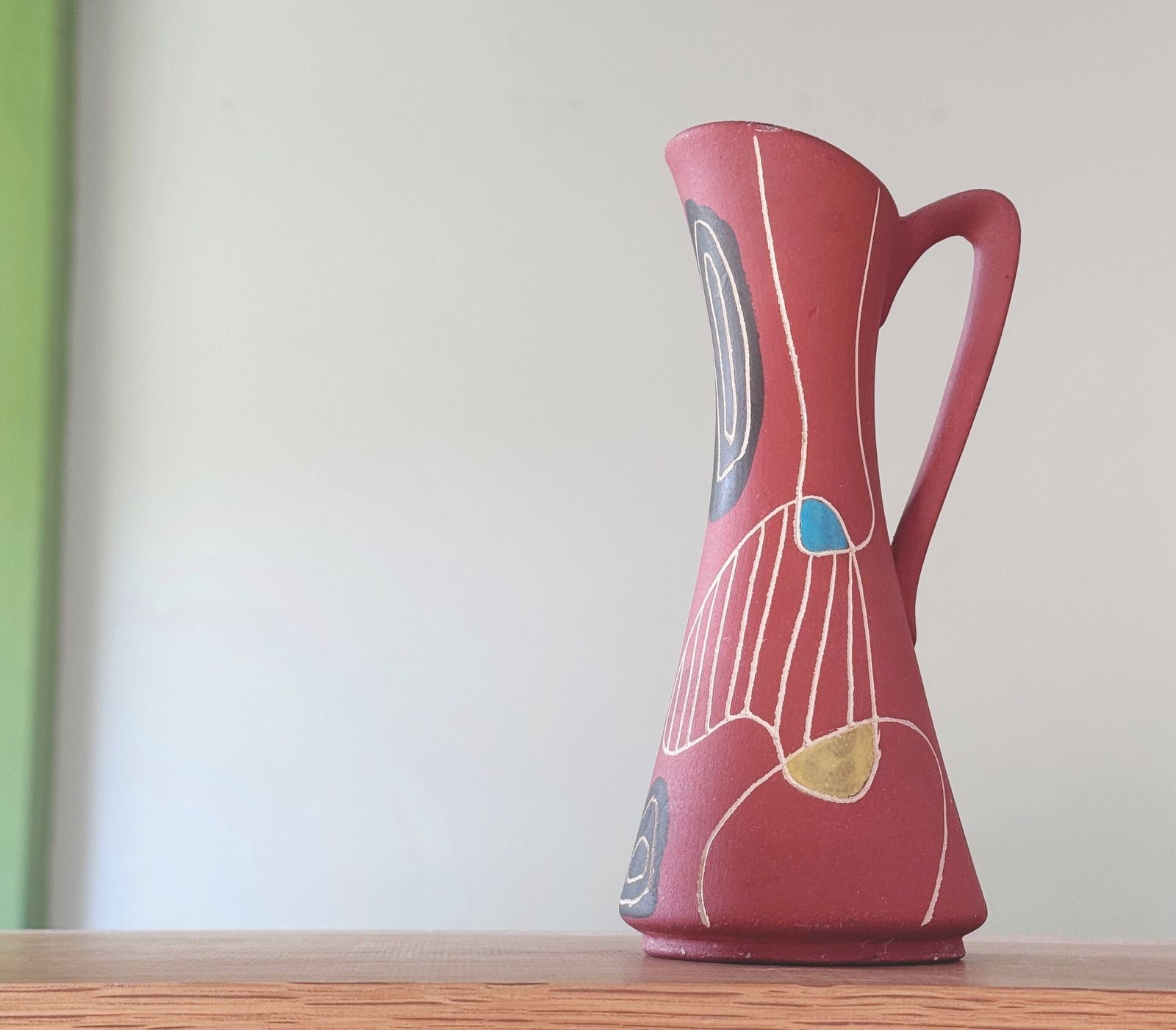 Bodo Mans Brasil Vase  Vintage Mid Century Bay Keramik West Germany Art Pottery photo furniture
