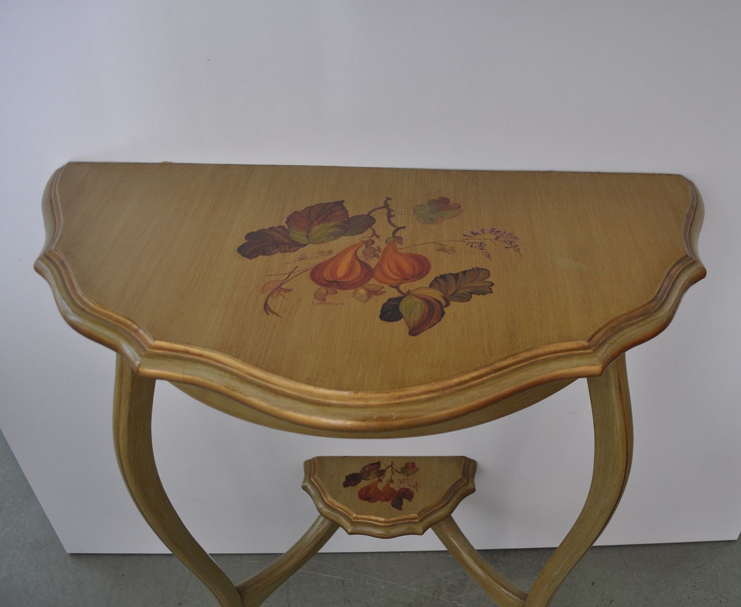 Charming Hand Painted Console photo for sale