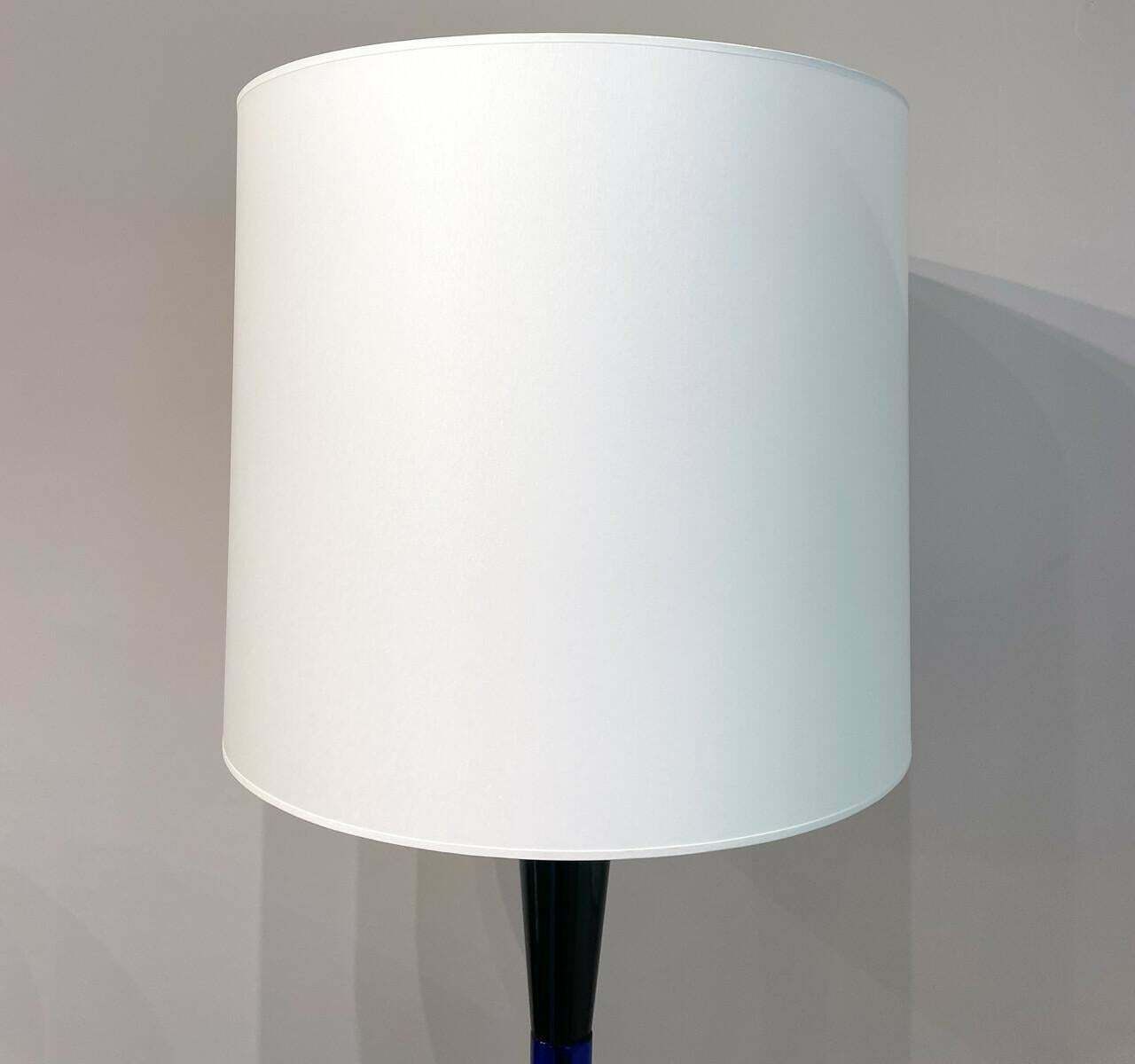 Mid Century Modern Blue And Green Murano Glass Floor Lamp By Fulvio Bianconi photo Lighting