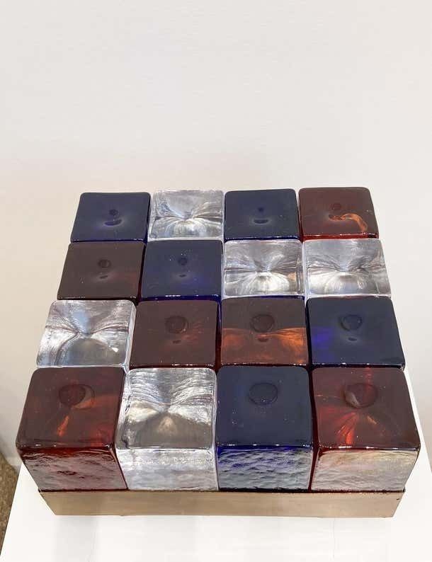 Contemporary Modular Murano Glass Table Lamp photo Lighting