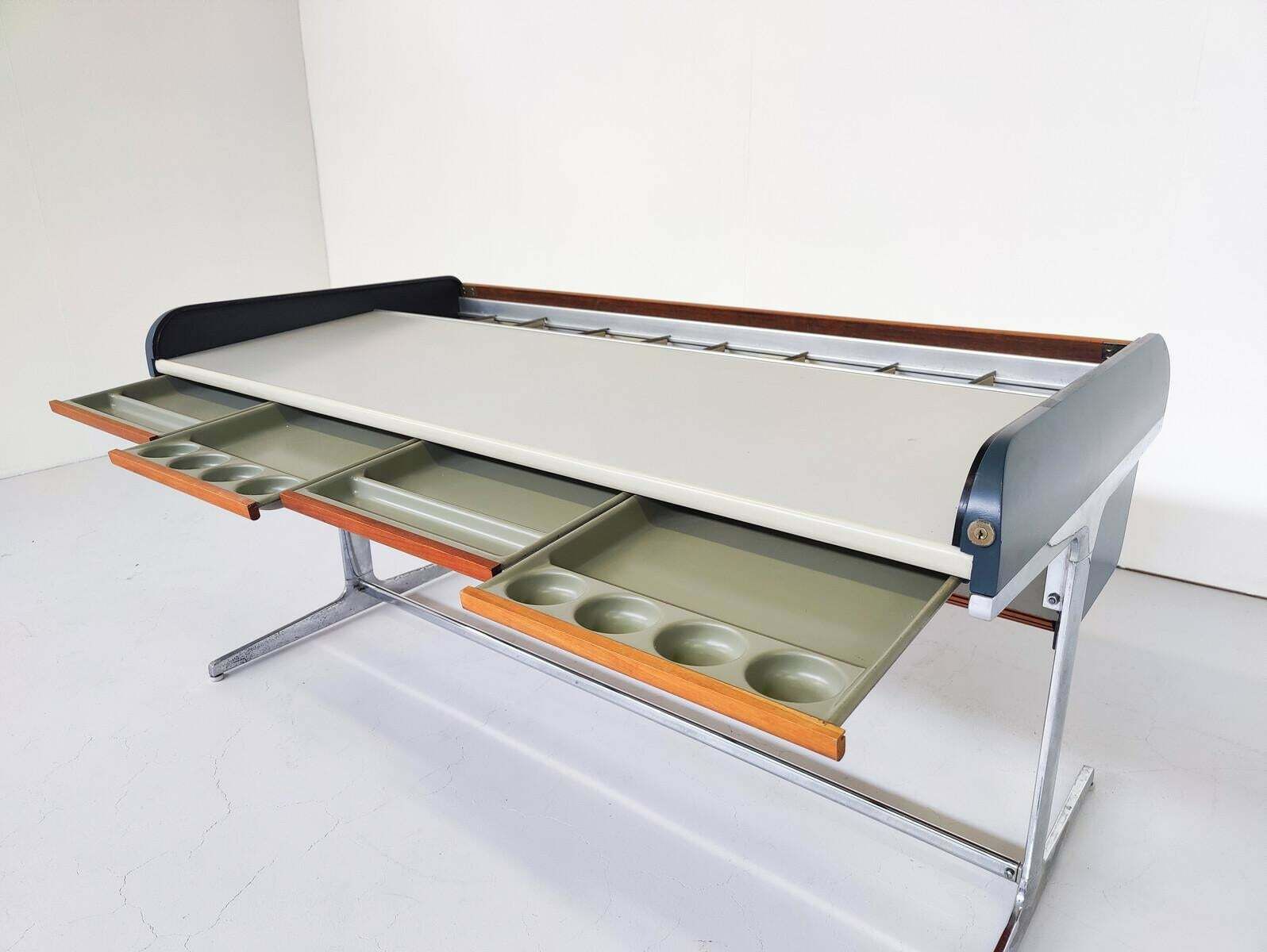 photo vinterior Mid Century Modern Action Office Desk By George Nelson For Herman Miller, 1960s