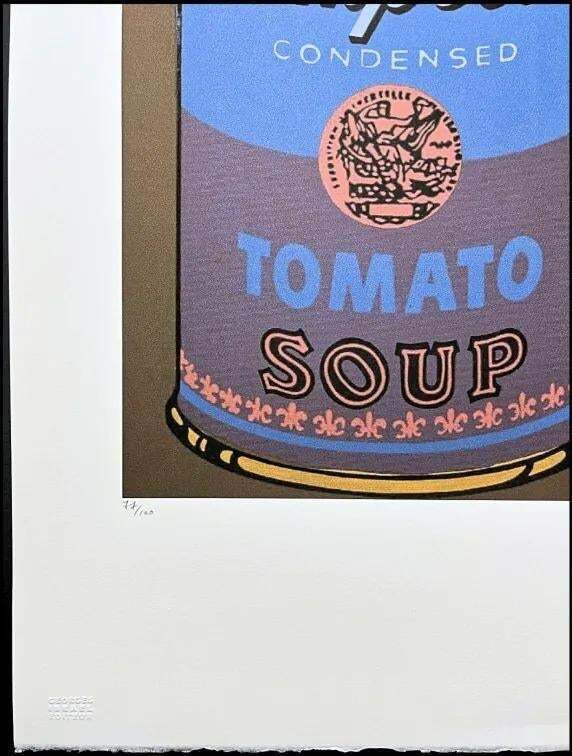 After Andy Warhol, Campbell's Soup Tomato Soup, 1980s, Lithograph photo Art