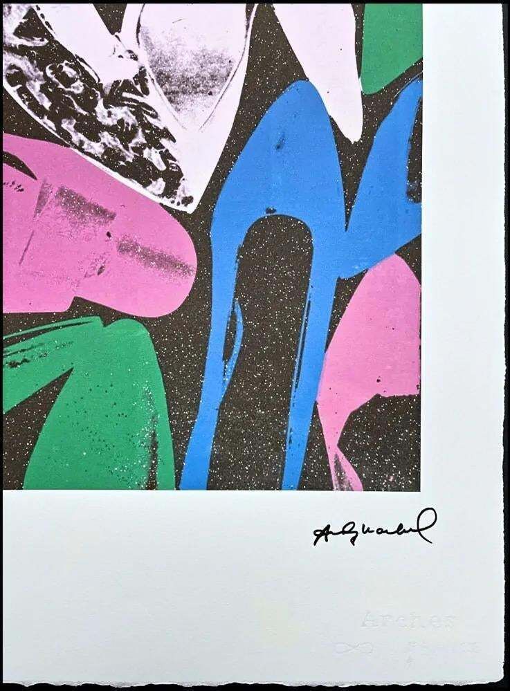 After Andy Warhol, Diamont Dust Shoes, 1980s, Lithograph photo for sale