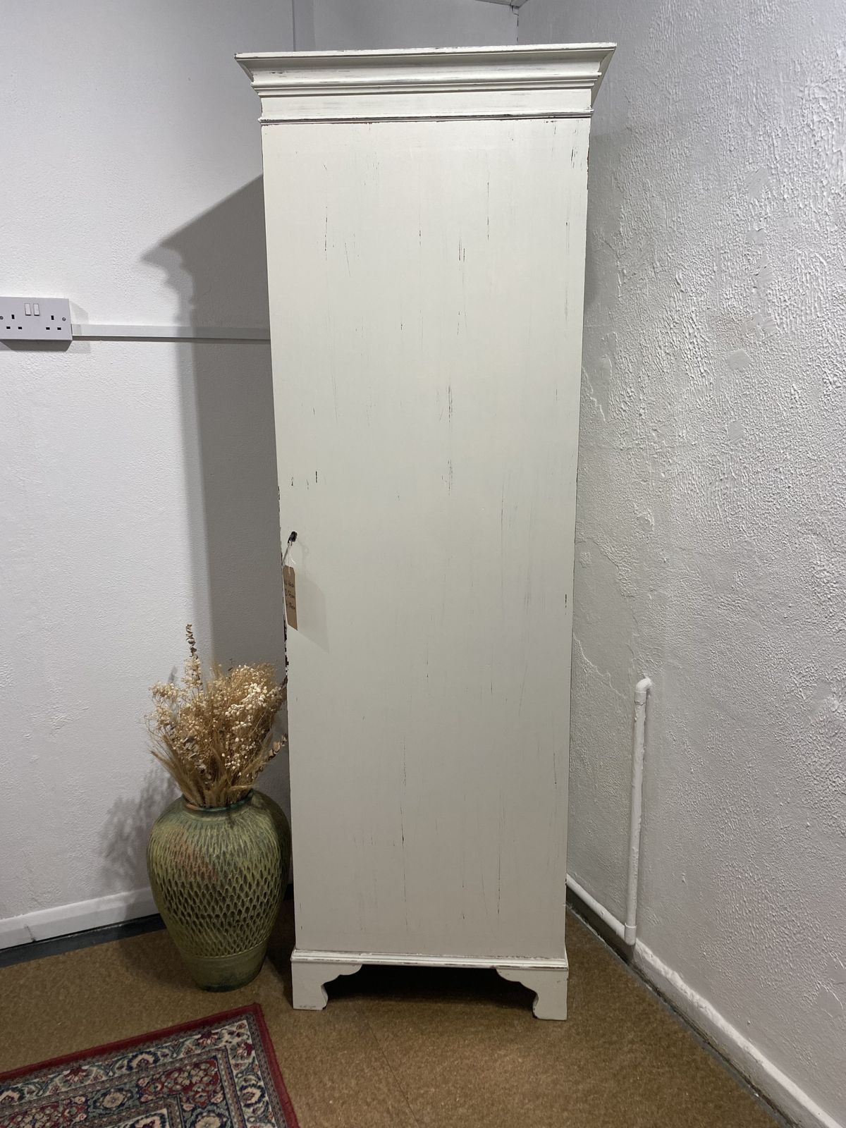 Single Distressed Painted Wardrobe
