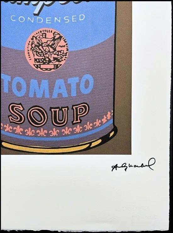 After Andy Warhol, Campbell's Soup Tomato Soup, 1980s, Lithograph photo for sale