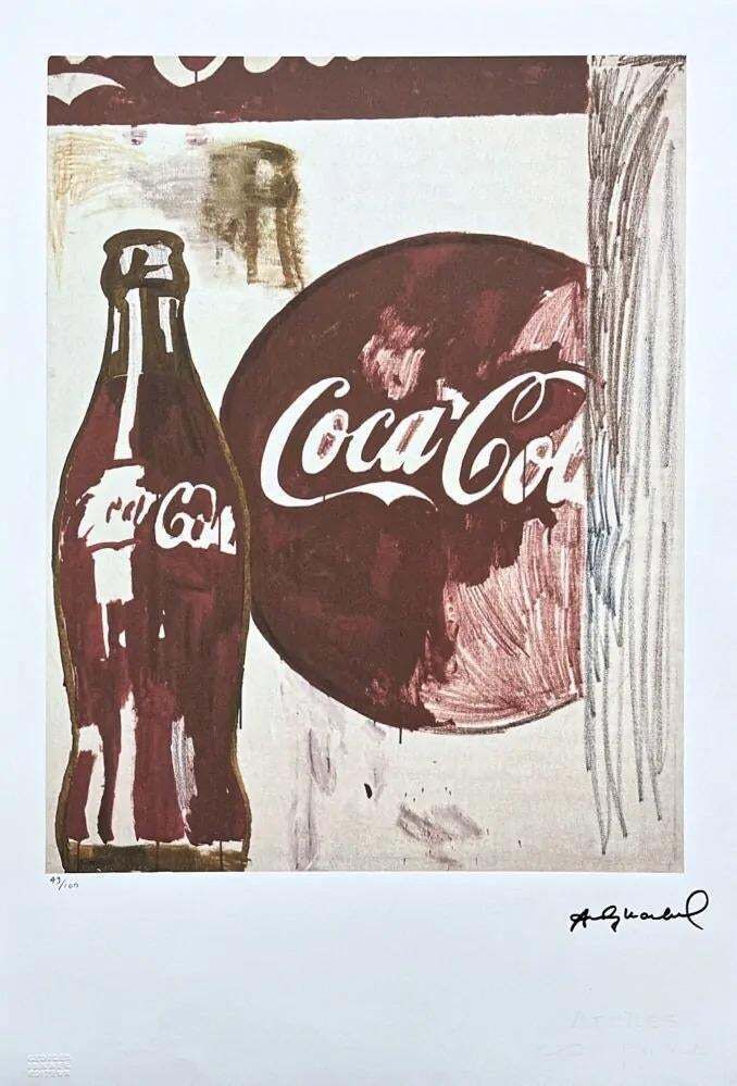 After Andy Warhol, Coca Cola Brown Retro, 1980s, Lithograph