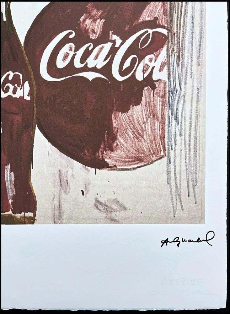 After Andy Warhol, Coca Cola Brown Retro, 1980s, Lithograph photo Art