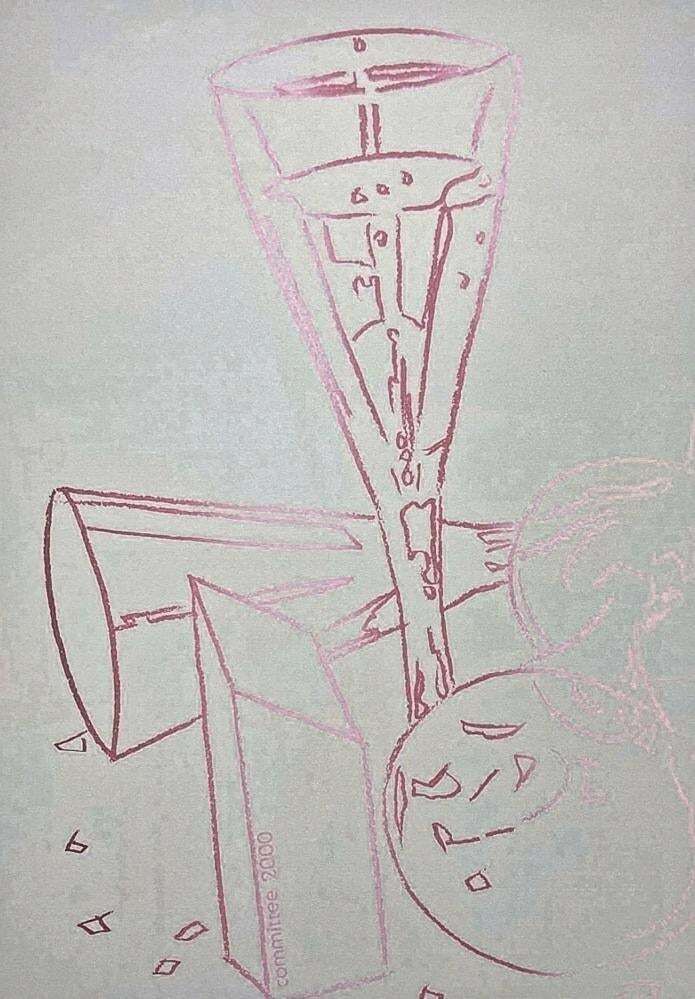 After Andy Warhol, Committee Drawing, 1980s, Lithograph photo Art