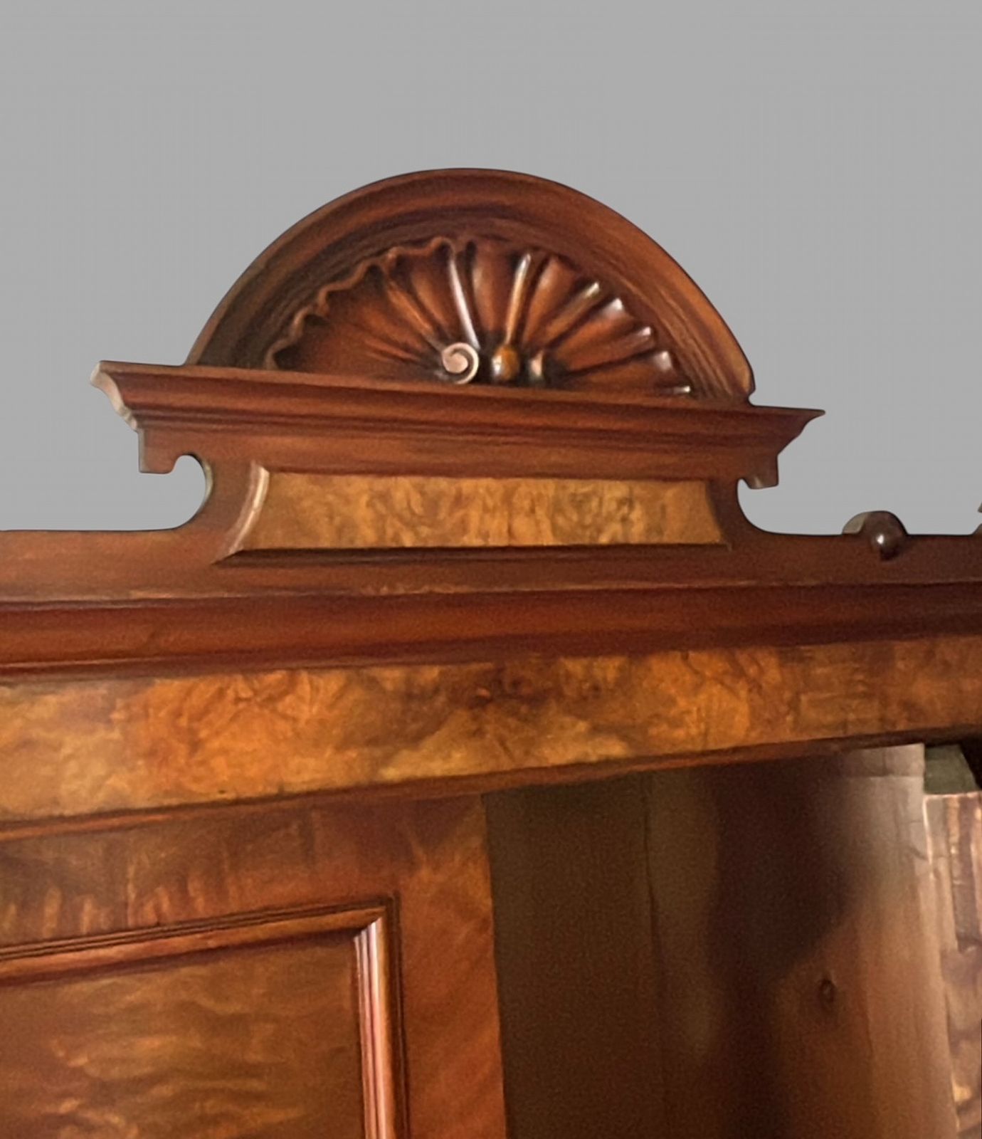 A Grunderzeit Walnut Veneered Wardrobe photo vinterior