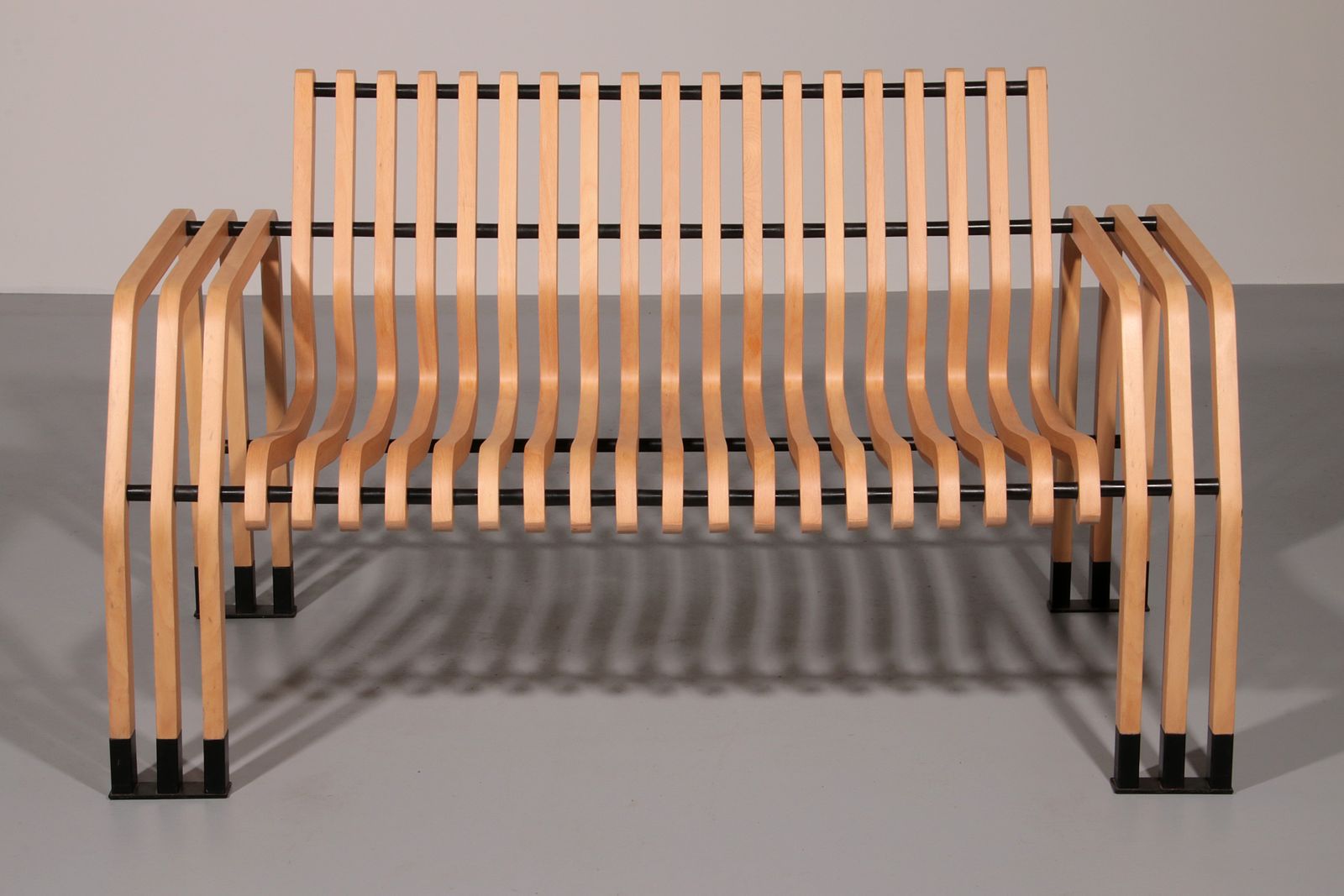 "Scheletro" Bench By Kari Asikainen, P. O. Korhonen Oy, Finland, 1980s photo for sale