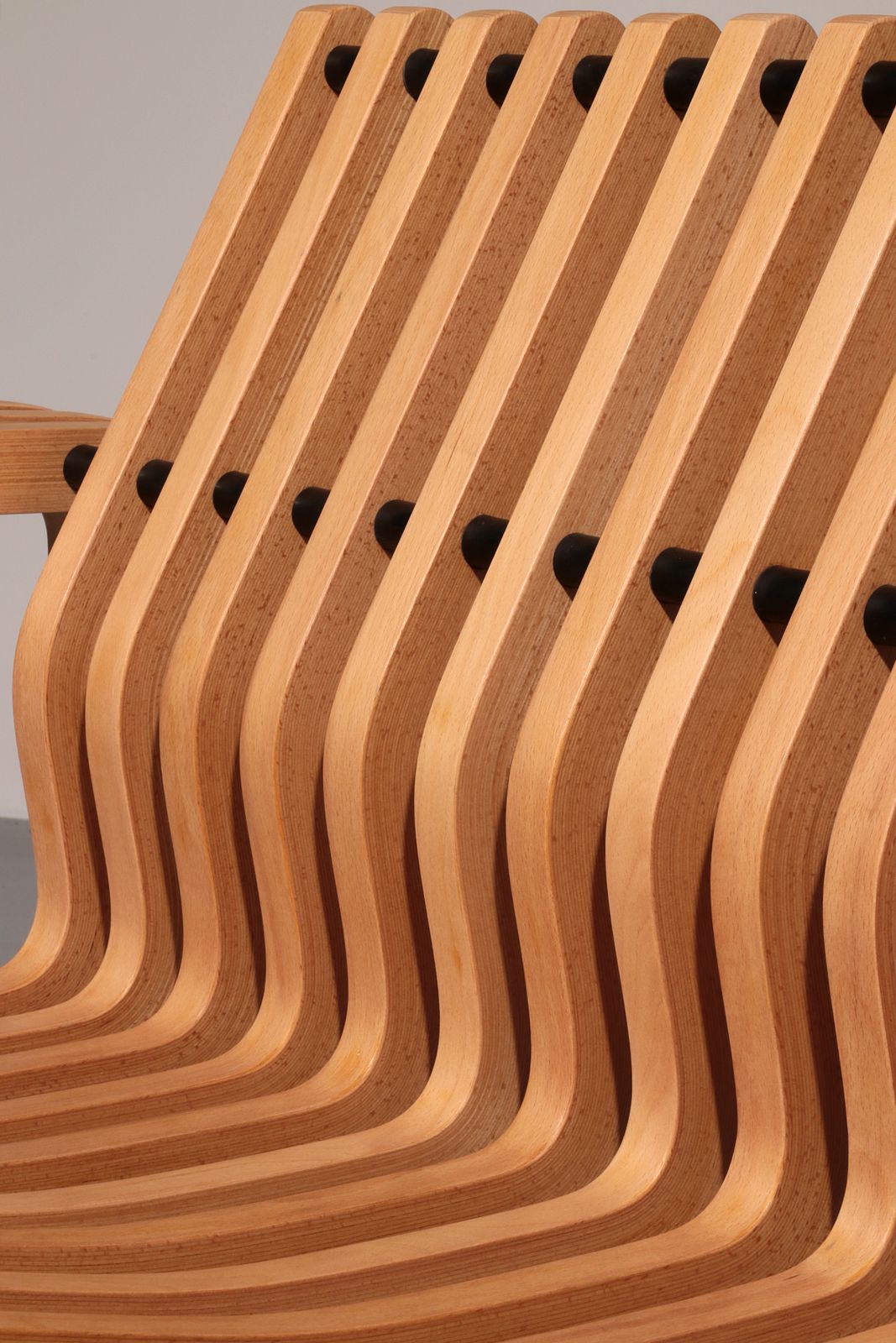 Furniture "Scheletro" Bench By Kari Asikainen, P. O. Korhonen Oy, Finland, 1980s photo