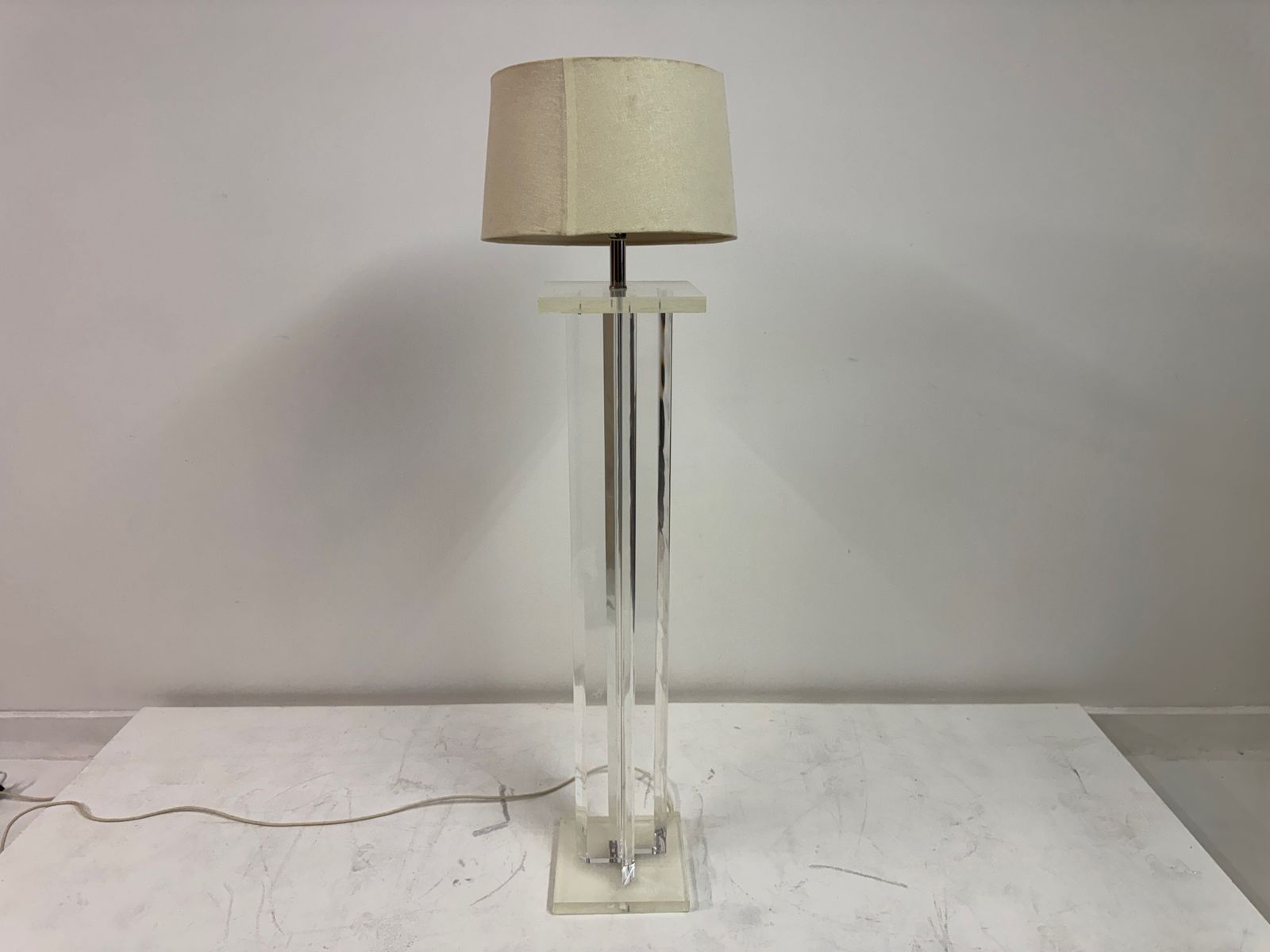 Lighting Lucite Floor Lamp By Primo, American, Circa 1970s–1980s photo