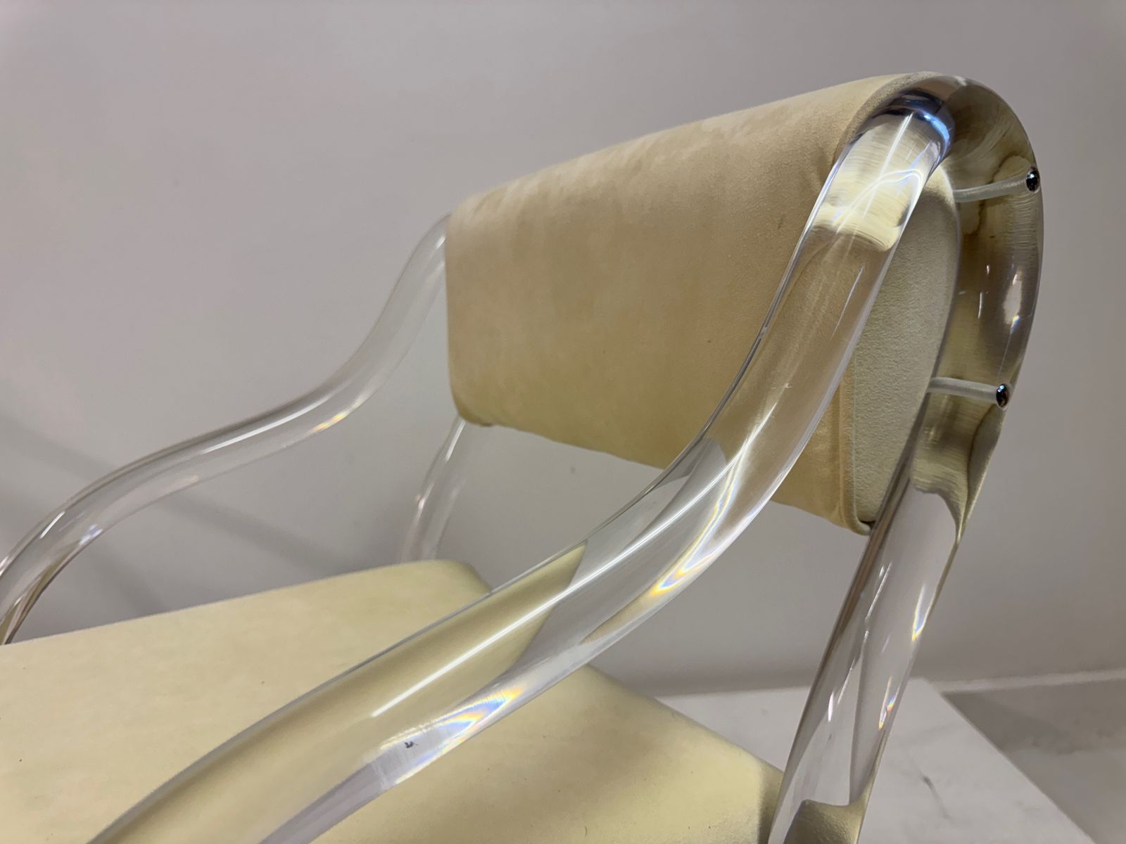 Pair Of Lucite Armchairs, American, Circa 1970s–1980s photo vintage