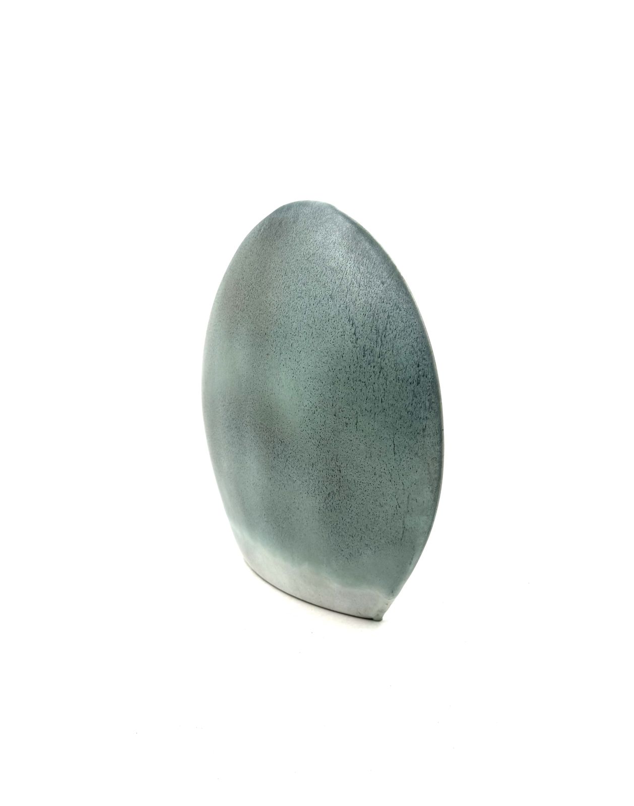 650.0 Mid Century Modern Blue Ceramic Solifleur Vase, France 1970 photo