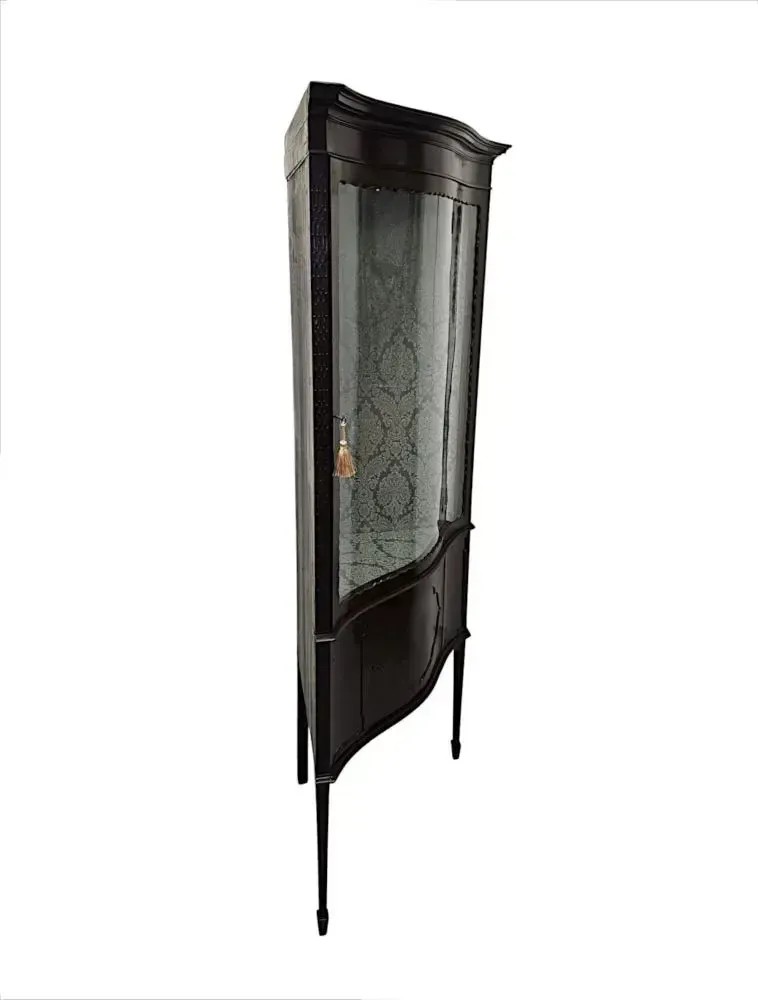 A Stunning Edwardian Chippendale Style Corner Cabinet photo furniture