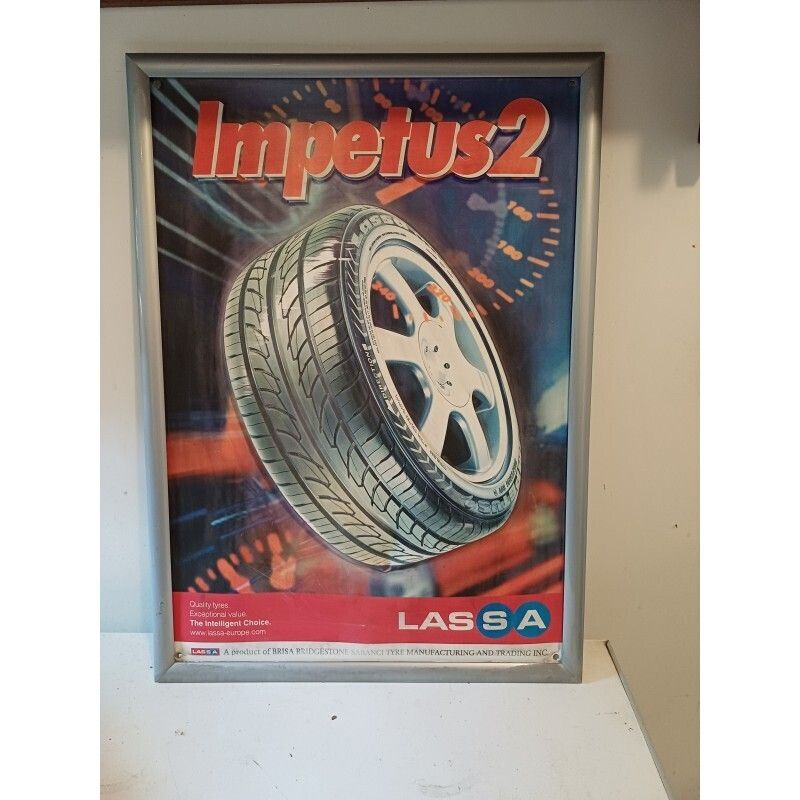 Bridgestone Impetus 2 Laminated Advertisement photo vintage