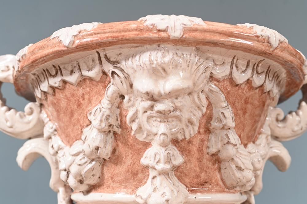 Grand Tour Italian Planter Urn Terracotta Jardiniere photo for sale