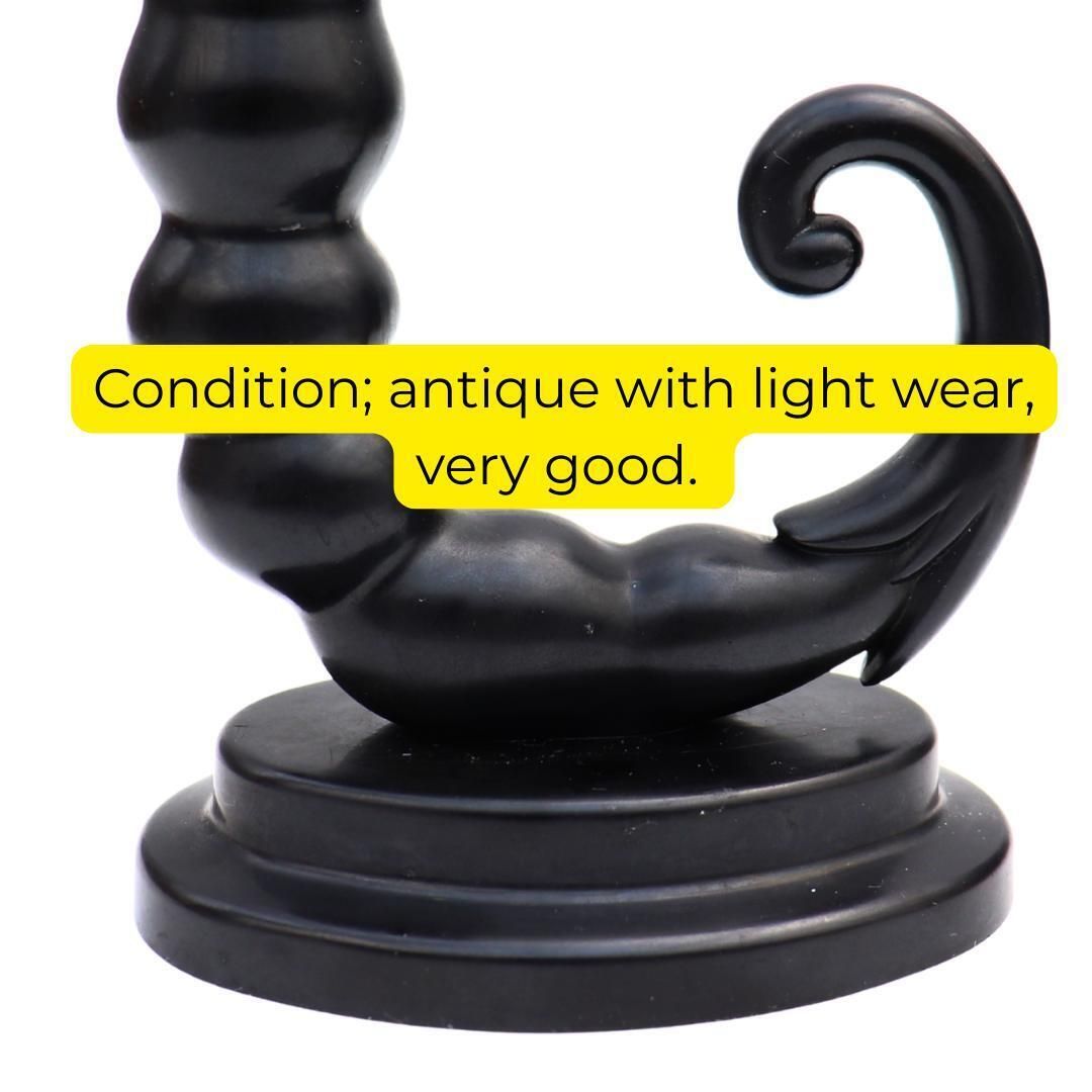 Antique Art Deco Era Scorpion Tale Single Bakelite Candlestick Holder C 1920's. photo buy
