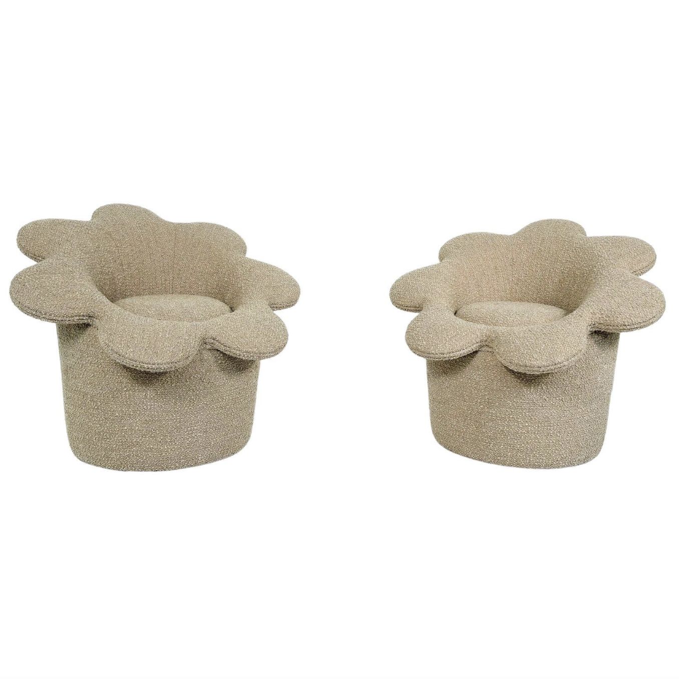 Pair Of ” Flowers” Armchairs, Contemporary, Italy