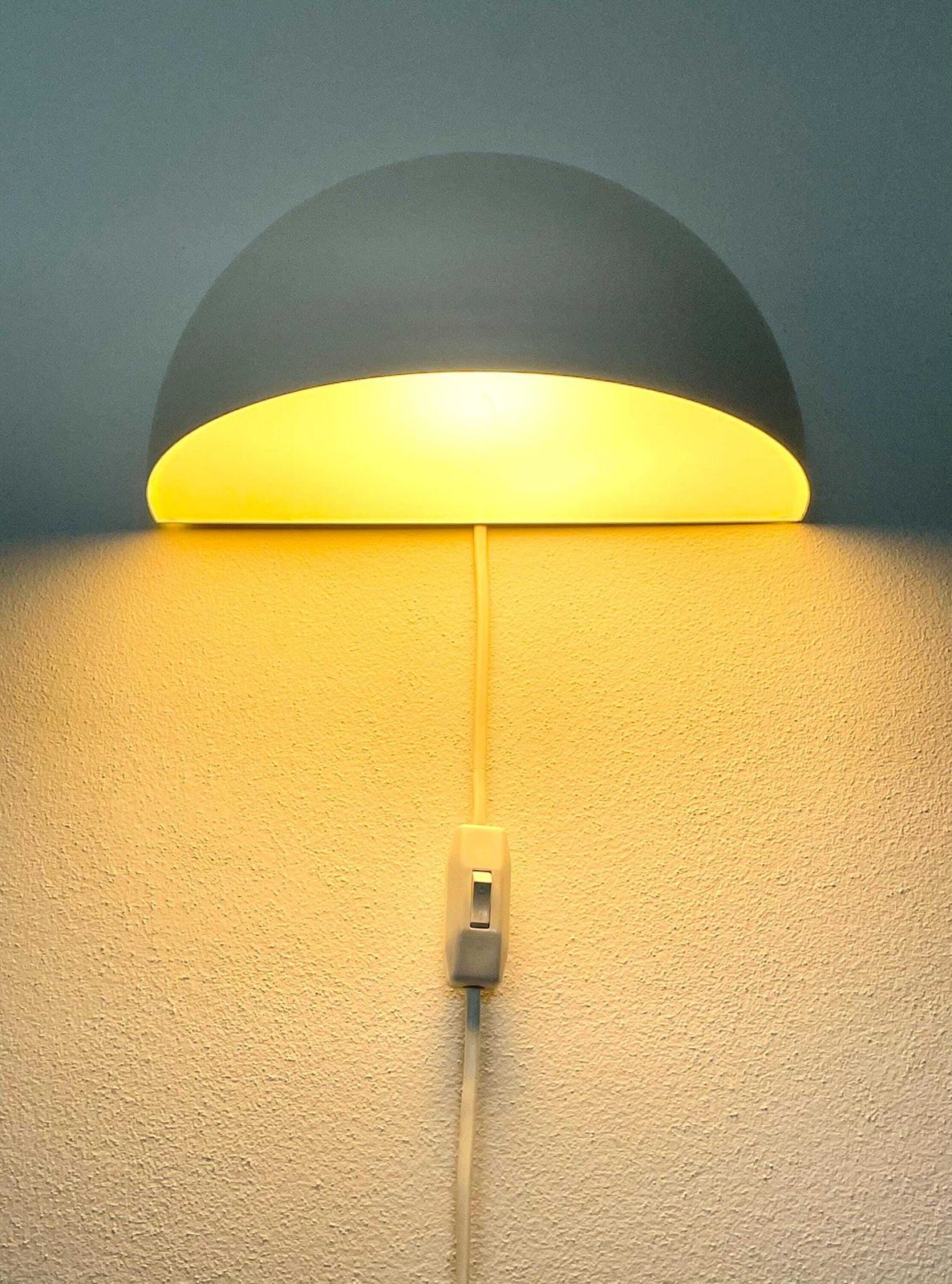 Postmodern Vintage Danish "Quarto" Three Wall Lamps In White   Design By Torsten Thorup And Claus Bonderup For Focus In The 1980s photo buy