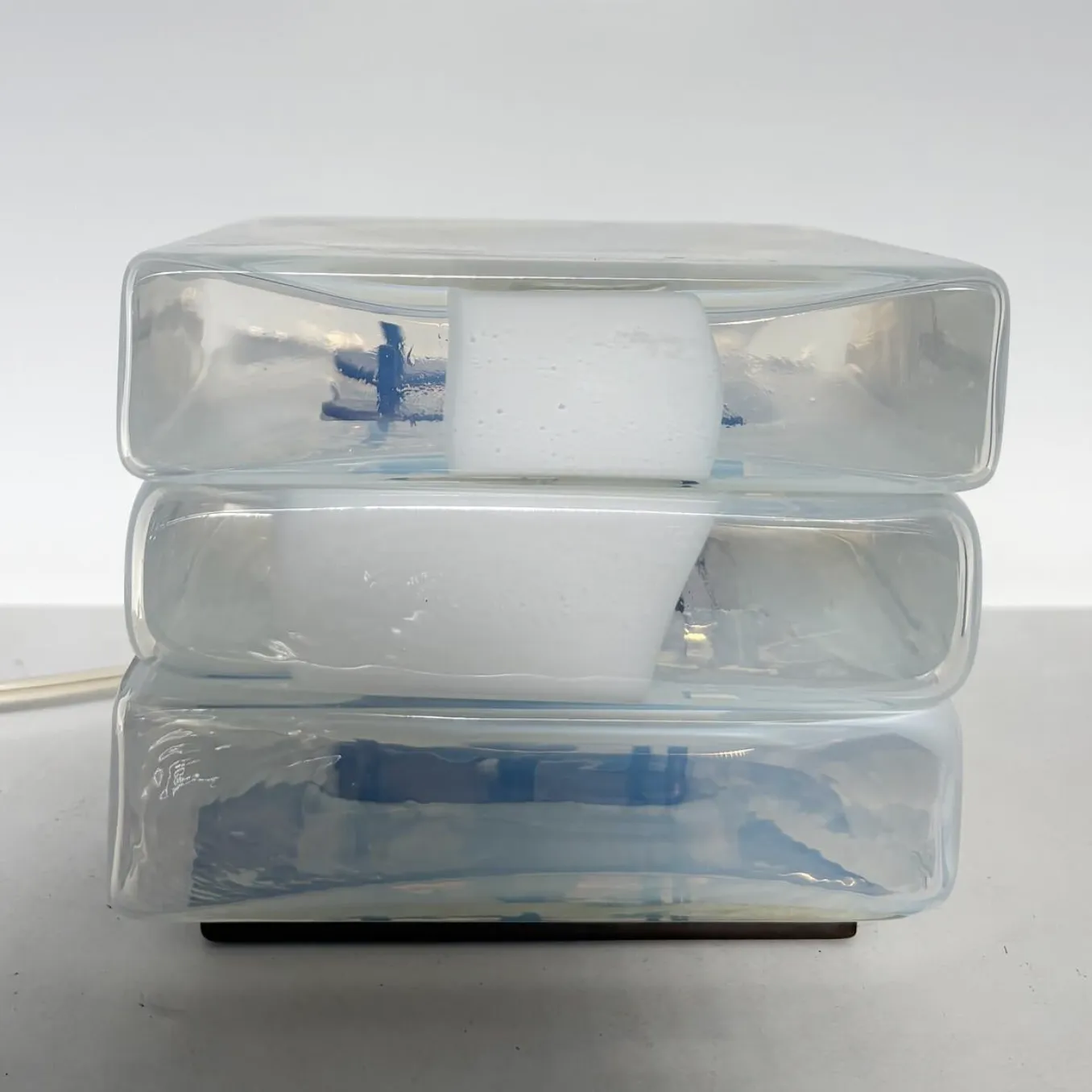 Mid Century Table Lamp In Murano Glass By Carlo Nason, Italy, 1960s photo Lighting