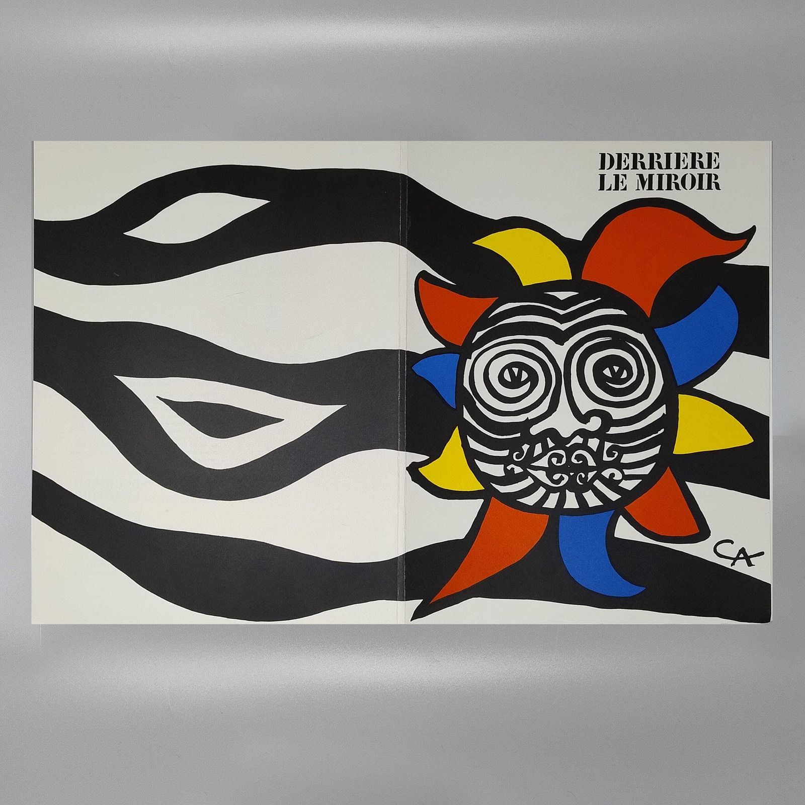 Alexander Calder "Derriere Le Miroir" N. 156 With Seven Lithographs By Maeght Editeur. photo furniture