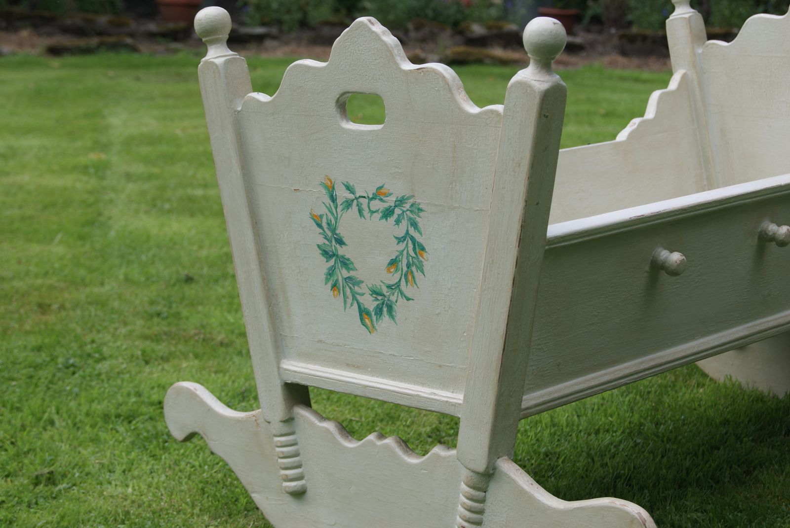 photo for sale Antique 19th Century European Cradle