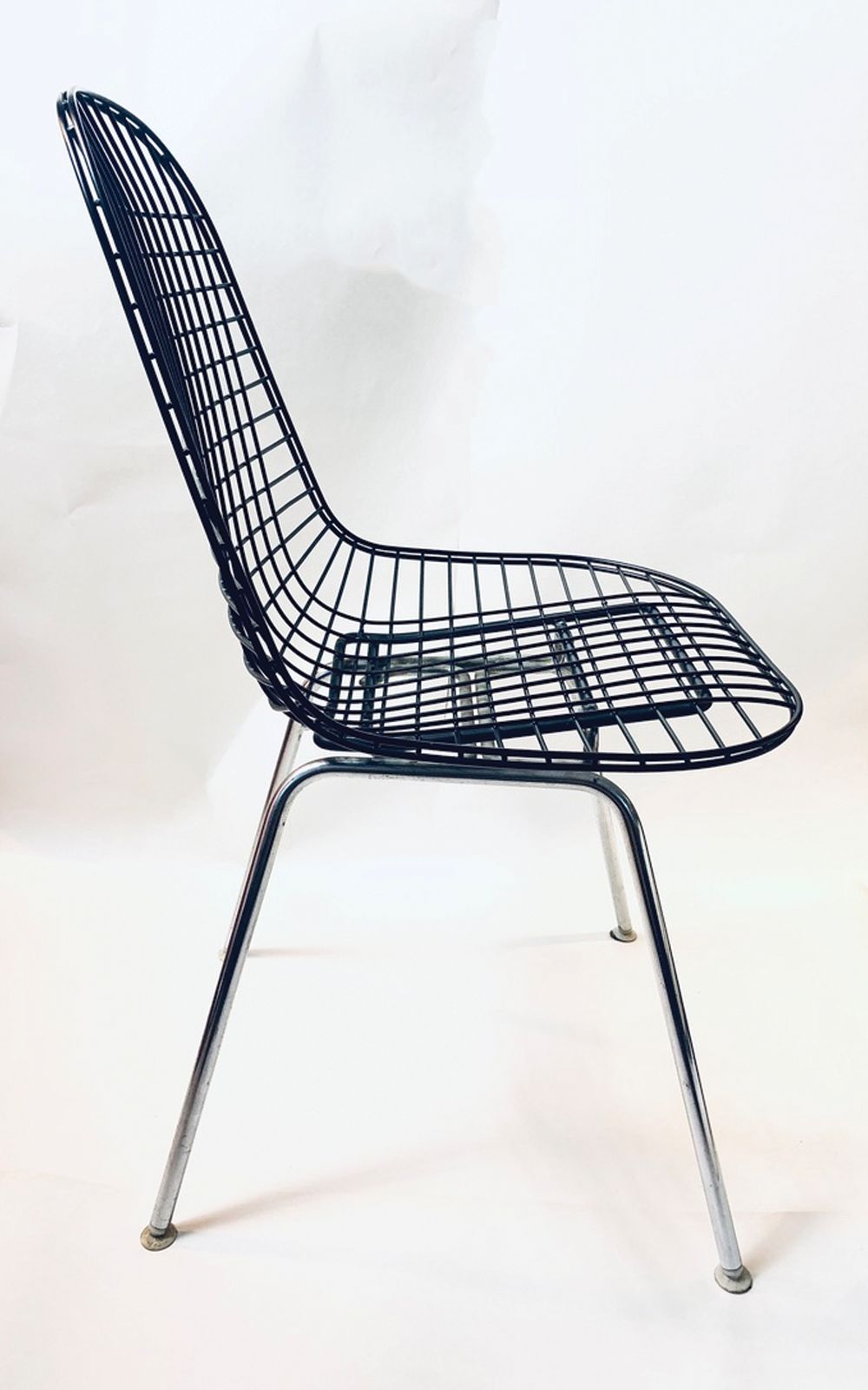 photo for sale A Pair Of Dkr Wire Chairs By Charles Eames For Herman Miller