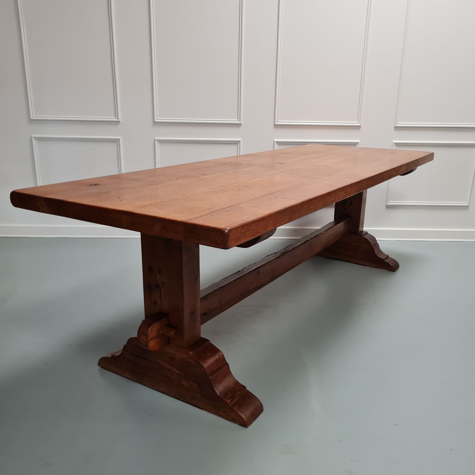 Huge Oak Monastery Dining Table C1880 Free Delivery Eng/Wales