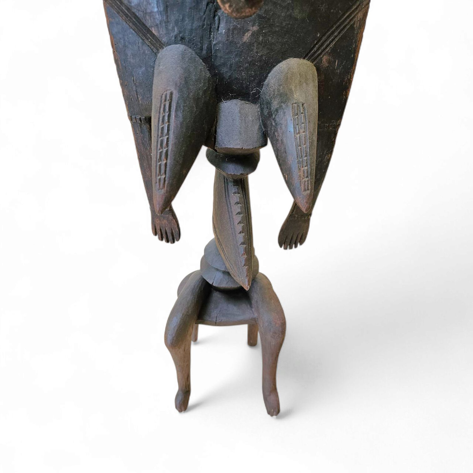 Wooden / Dogon / African Figure Sculpture / 1960s photo Art