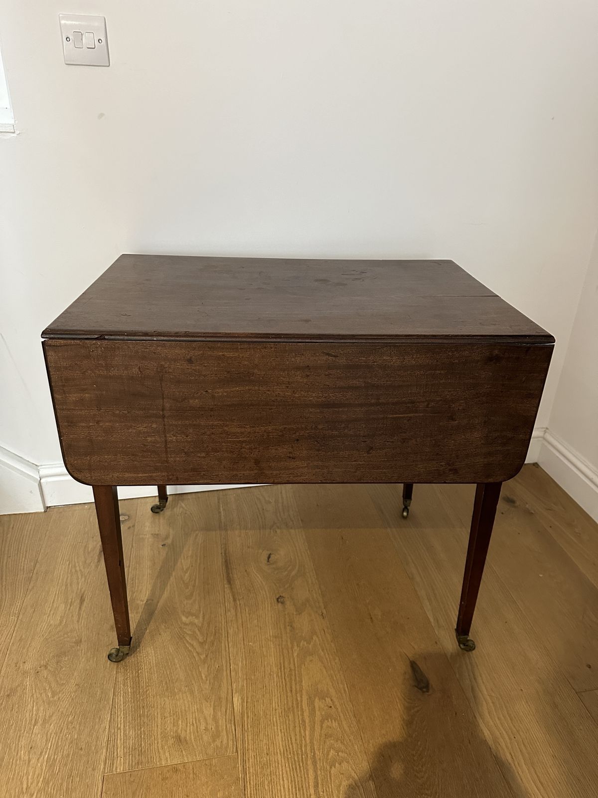 Edwardian Drop Leaf Occassional/Dining Table photo vinterior
