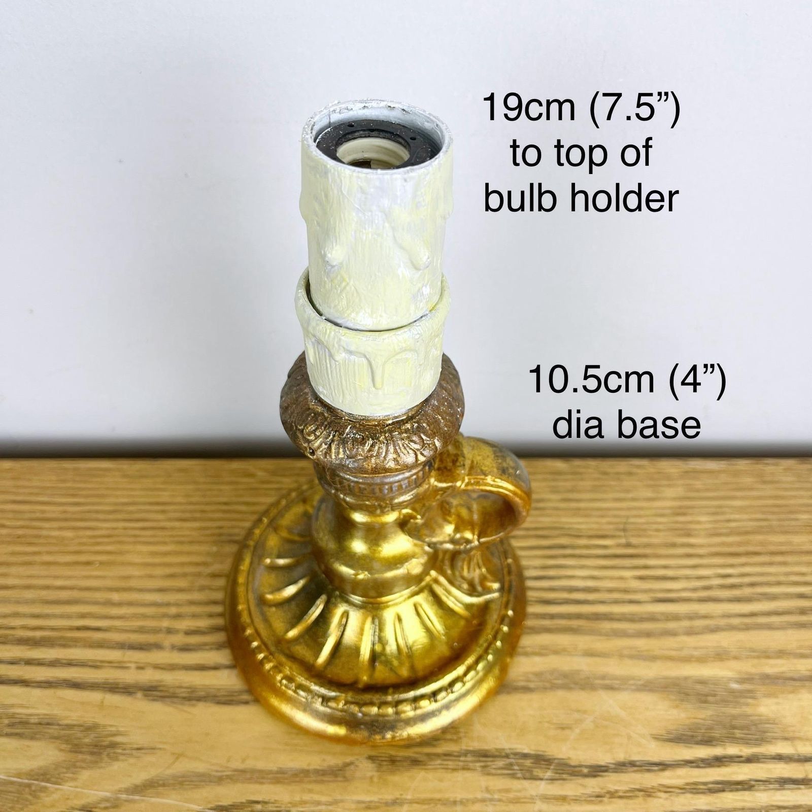 Vintage French Lamp, Wee Willie Winkie Chamberstick Lamp photo Lighting
